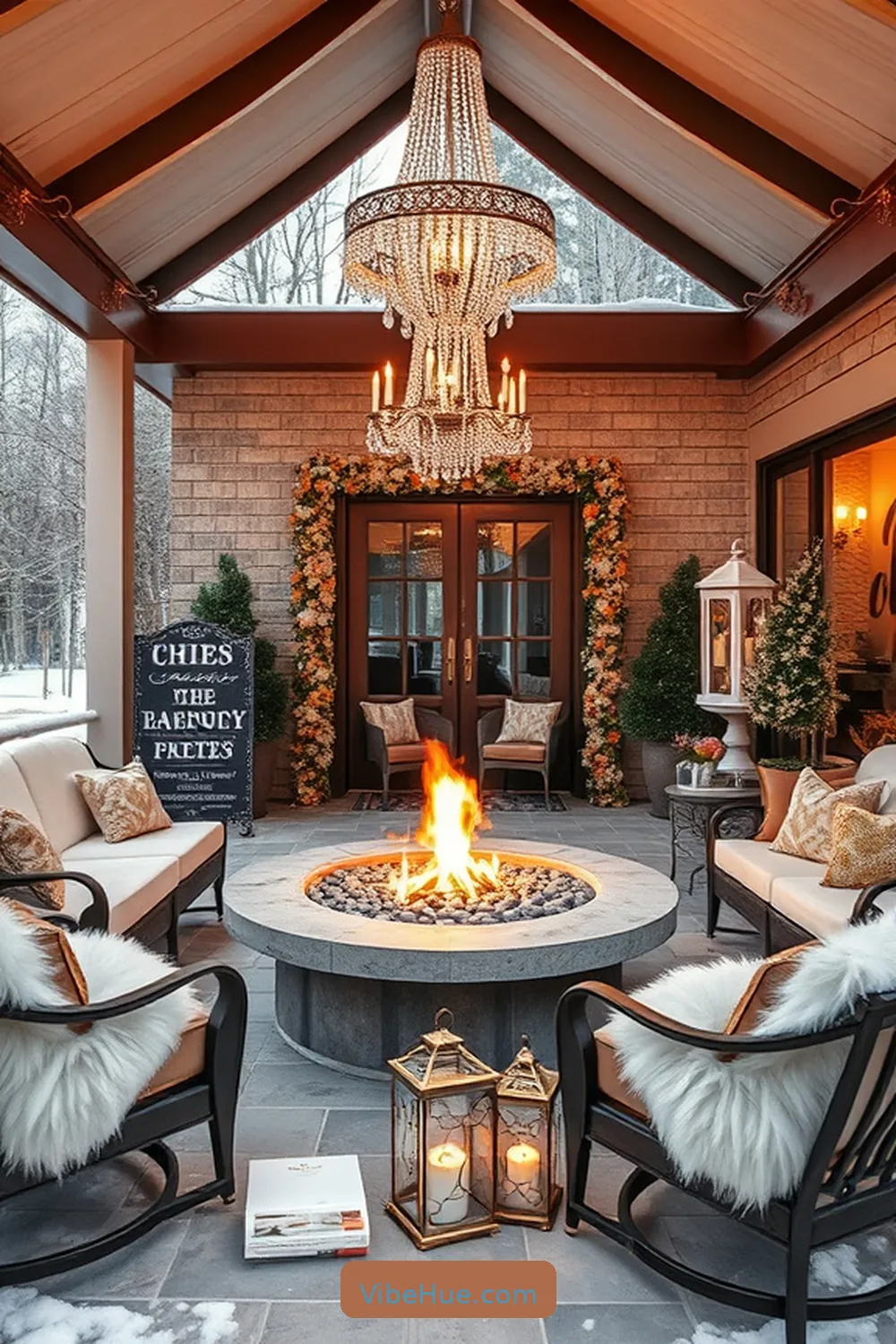 Designing a Winter Outdoor Patio in Modern Glam Style 7 Stylish Accessories and Decor for Designing a Winter Outdoor Patio in Modern Glam Style