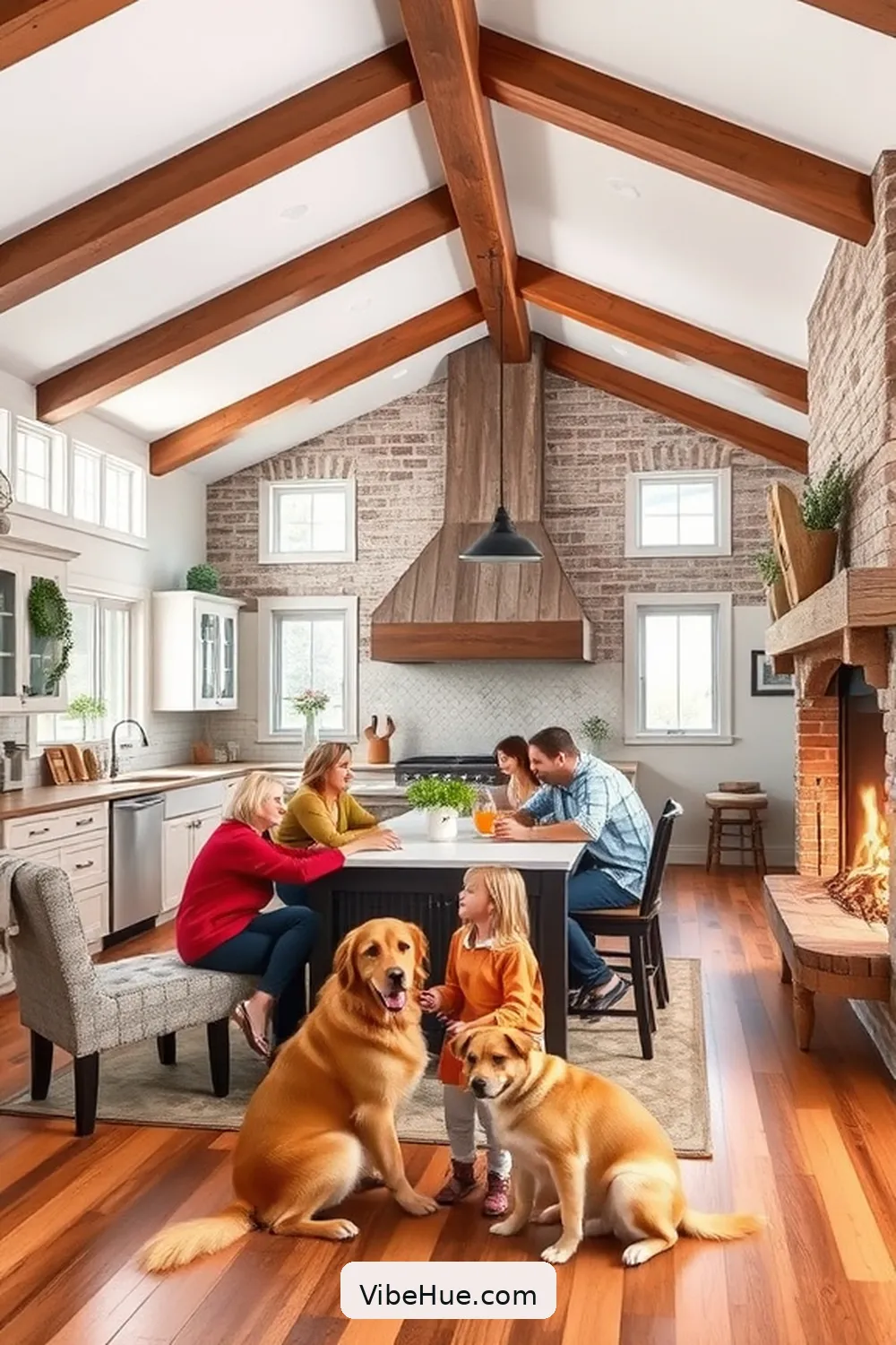 Creating Inviting Gathering Spaces for Designing a Year-Round Kitchen in Modern Farmhouse Style