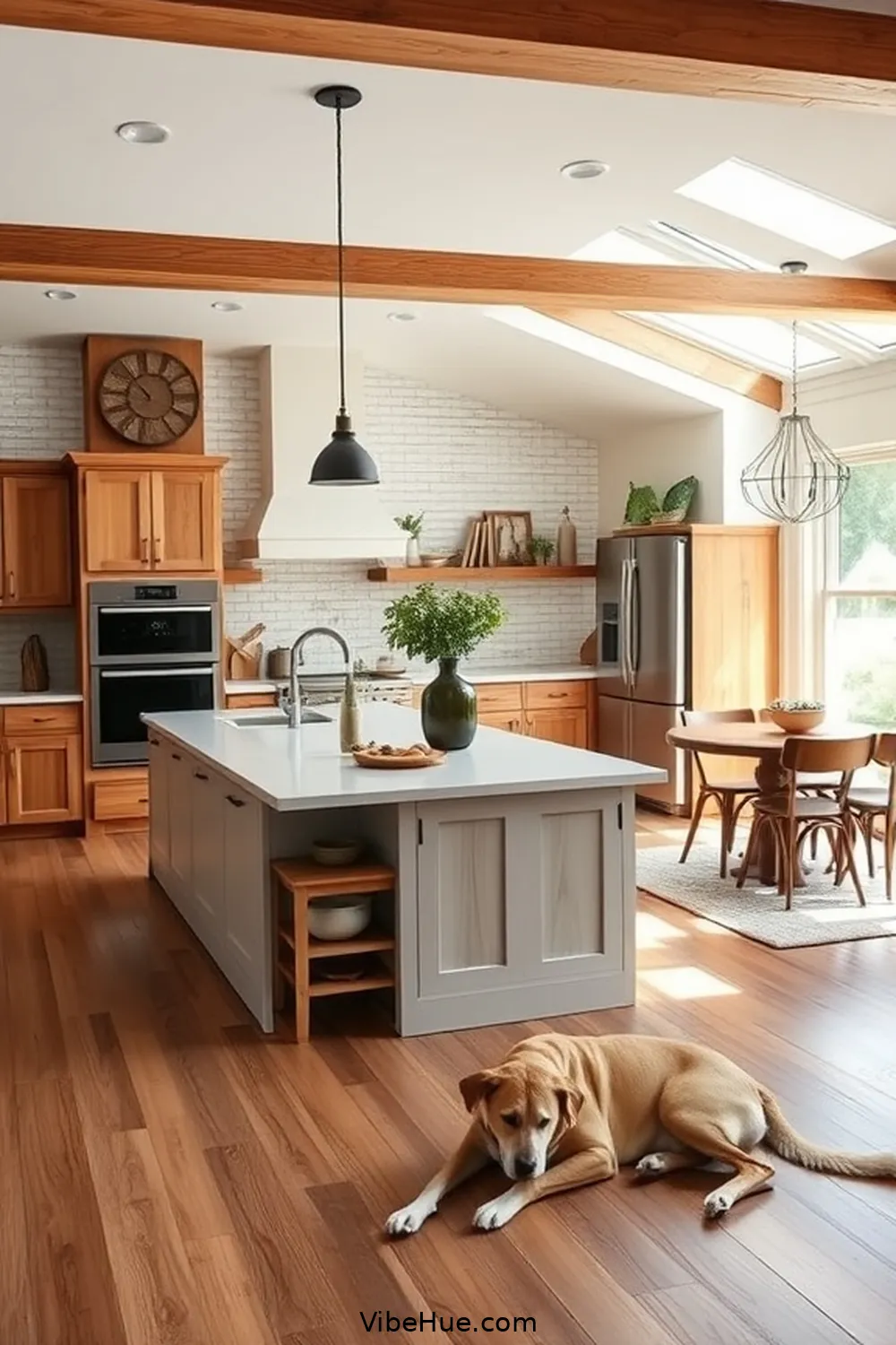 Embracing Open Layouts for a Functional Flow for Designing a Year-Round Kitchen in Modern Farmhouse Style