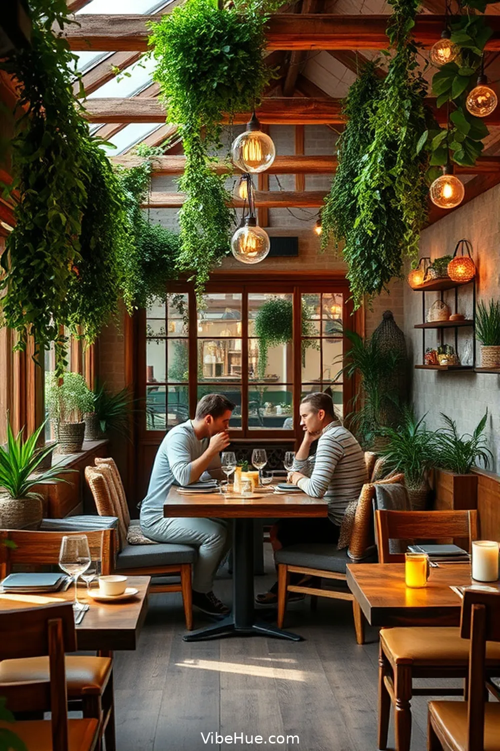 Designing a Year-Round Rustic Style Dining Room: Tips and Tricks 8 Incorporate Plenty of Greenery for Designing a Year-Round Rustic Style Dining Room: Tips and Tricks