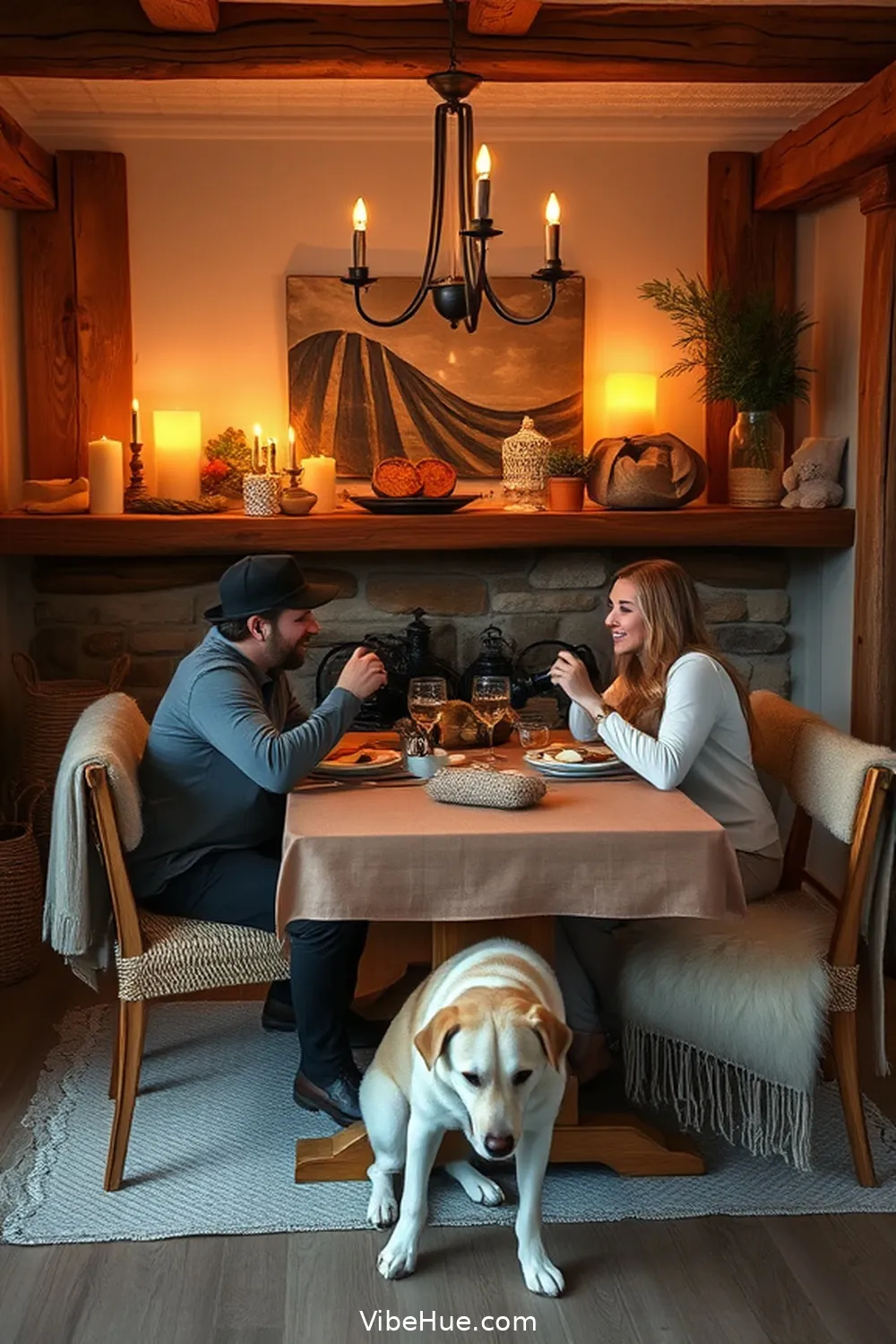 Designing a Year-Round Rustic Style Dining Room: Tips and Tricks 12 Set the Mood With Candles for Designing a Year-Round Rustic Style Dining Room: Tips and Tricks