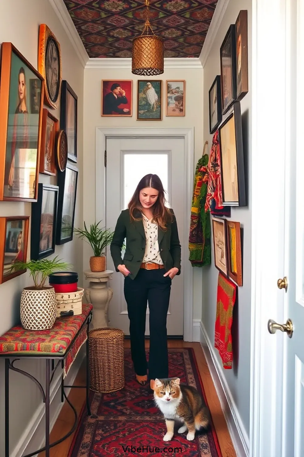 Curate Eclectic Wall Art and Decor for How to Create a Bohemian Fall Hallway Style
