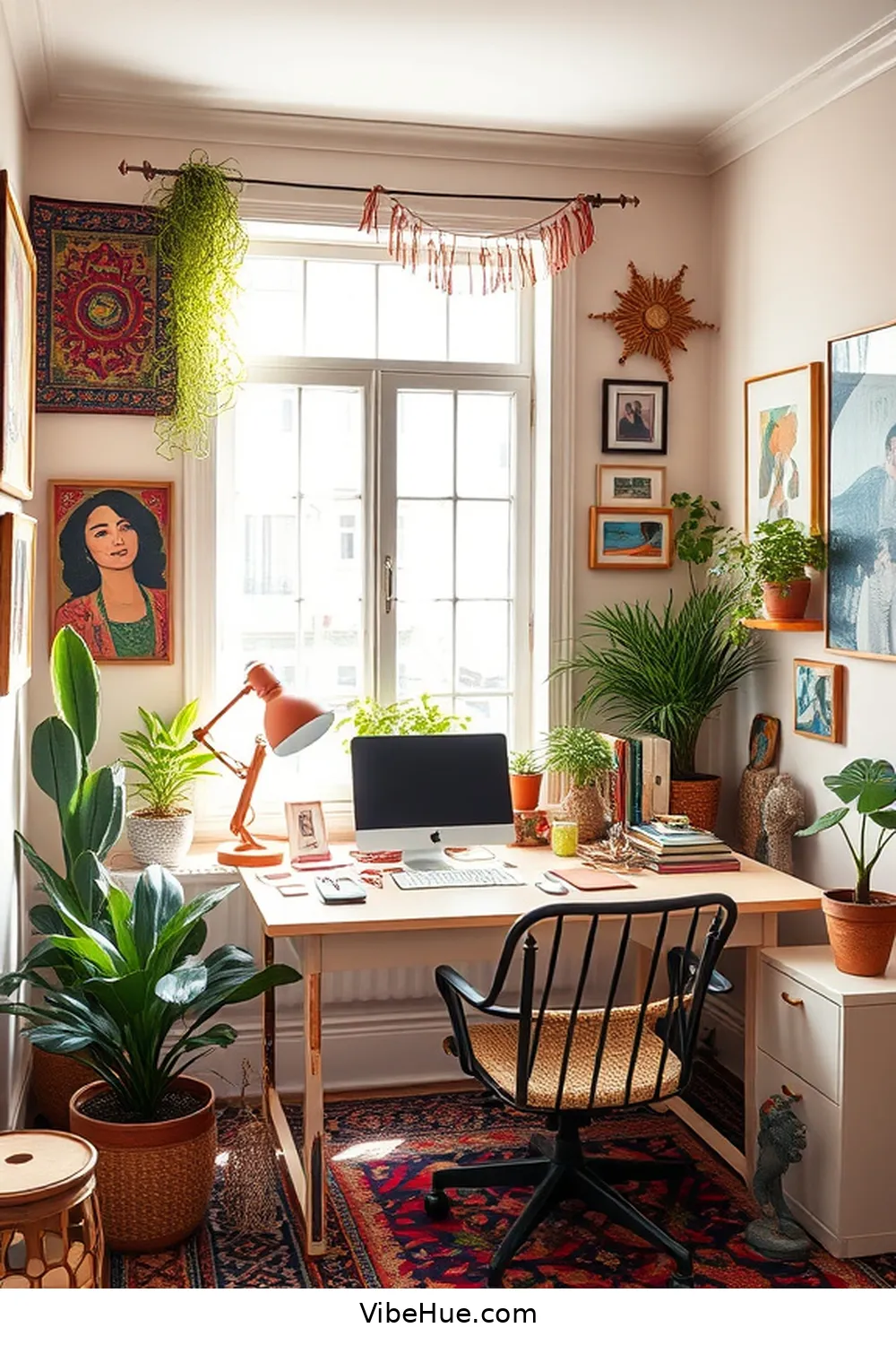 Personalize With Unique Accessories for How to Create a Bohemian Style Spring Home Office