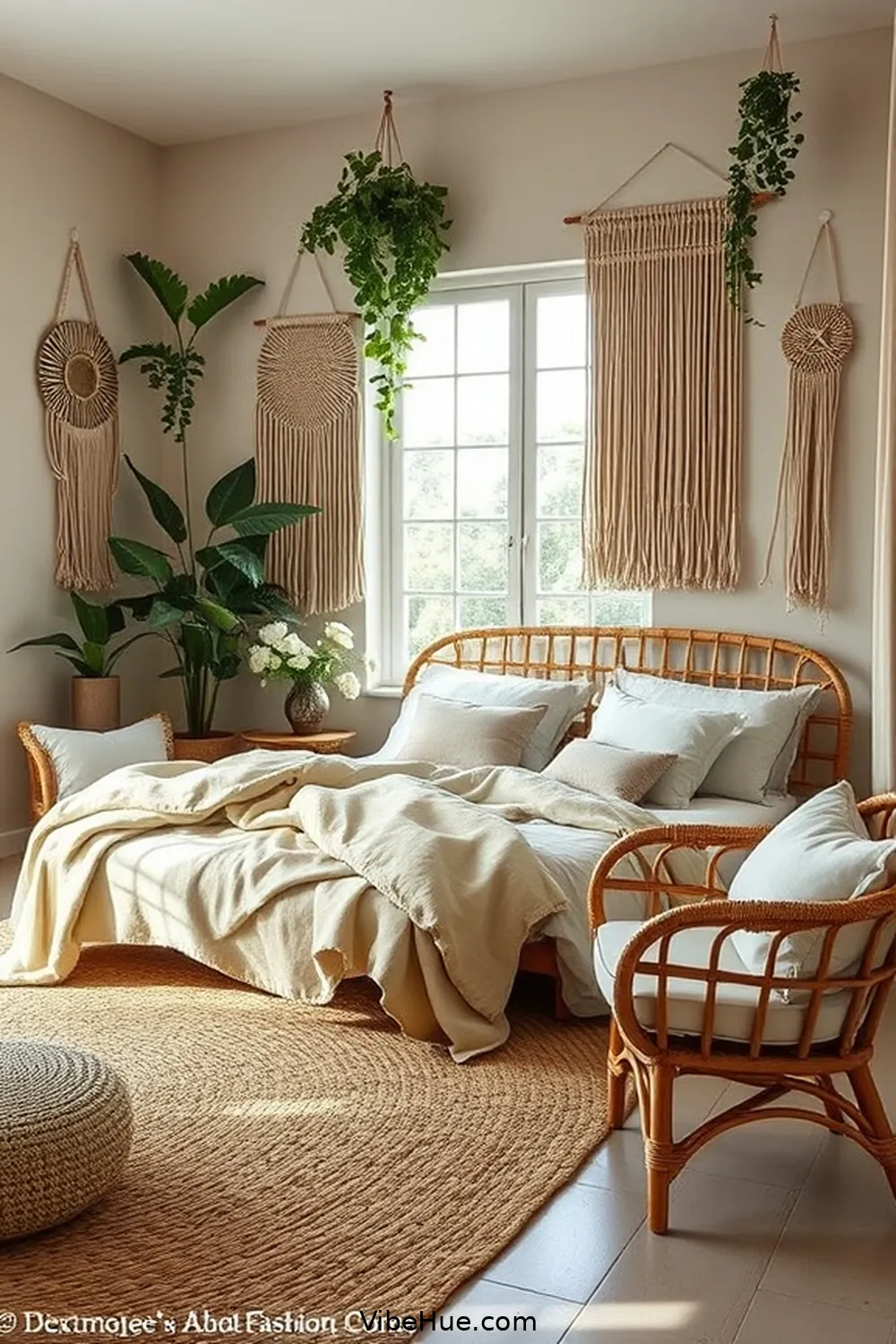How to Create a Bohemian Style Summer Bedroom 3 Incorporate Natural Materials for How to Create a Bohemian Style Summer Bedroom