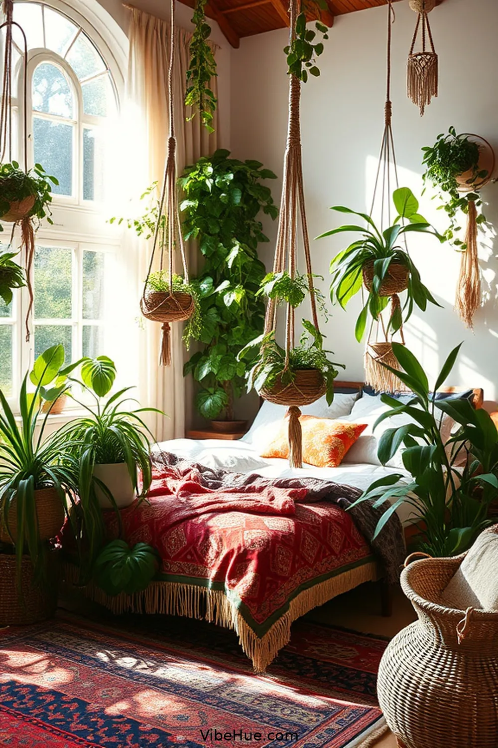 How to Create a Bohemian Style Summer Bedroom 7 Utilize Plants and Greenery for How to Create a Bohemian Style Summer Bedroom