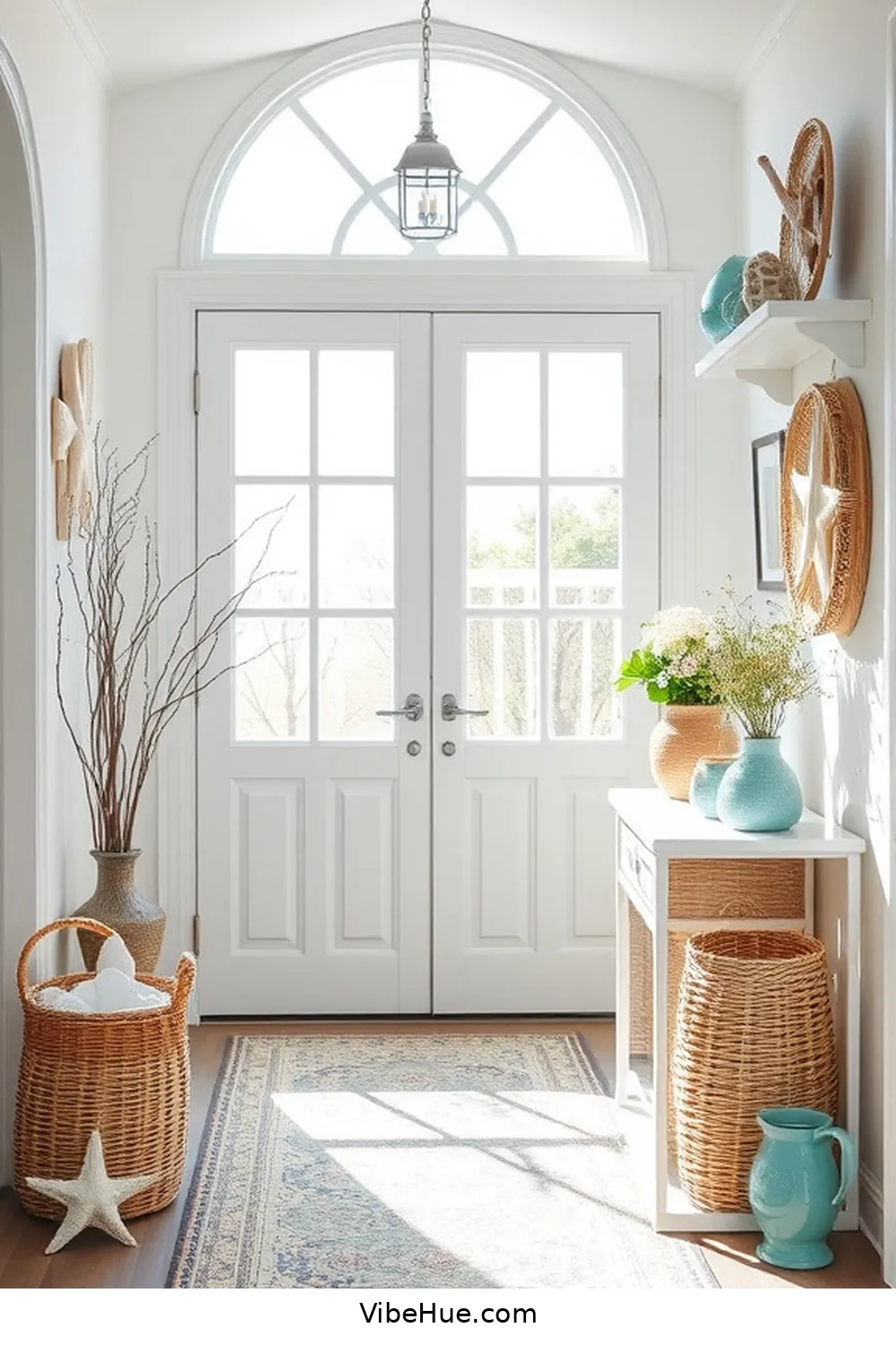 How to Create a Coastal Style Summer Entryway 4 Add Coastal-Inspired Decor for How to Create a Coastal Style Summer Entryway