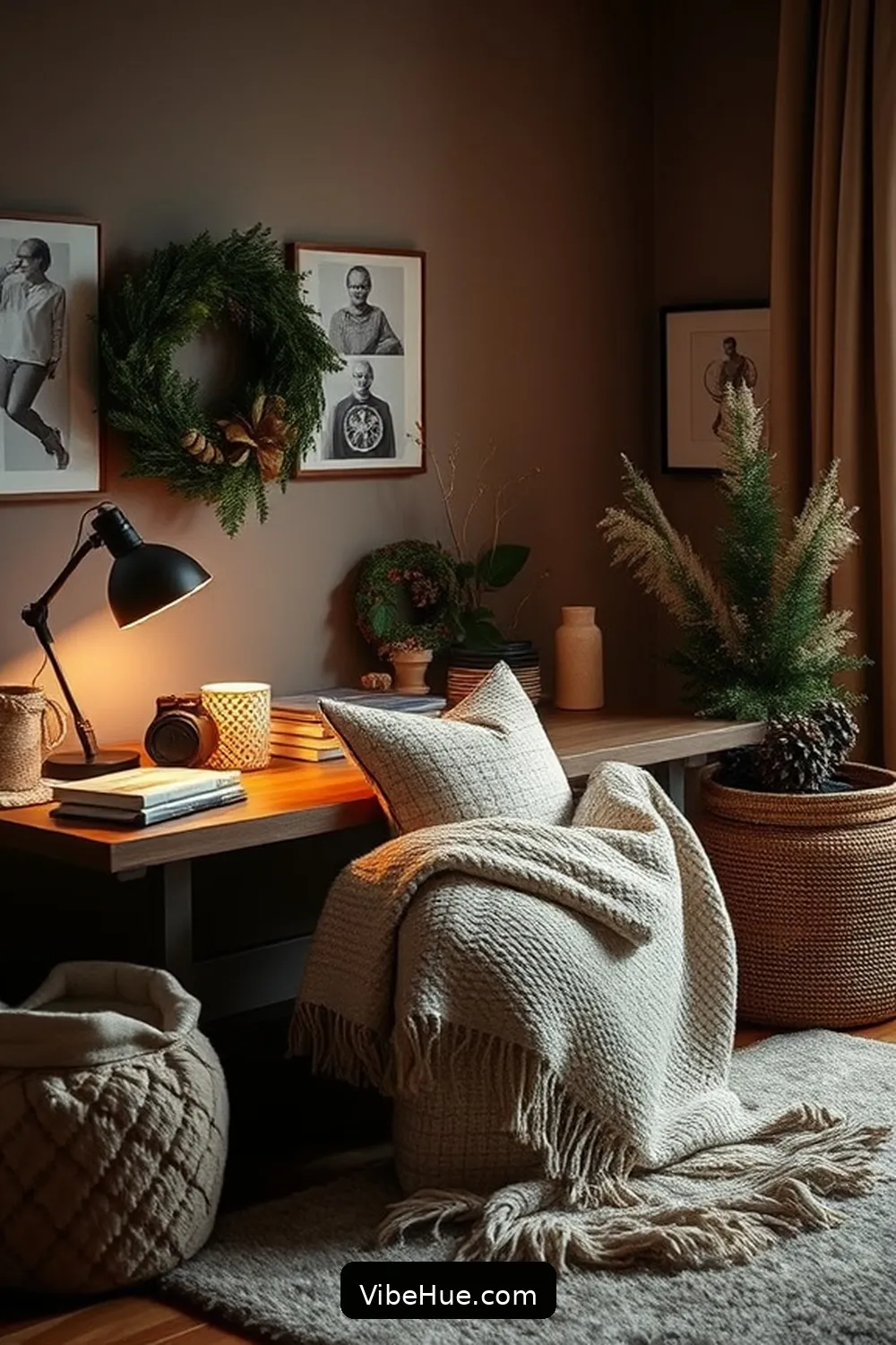 How to Create a Contemporary Holiday Home Office Style 6 Creating a Cozy Workspace With Textiles and Accessories for How to Create a Contemporary Holiday Home Office Style