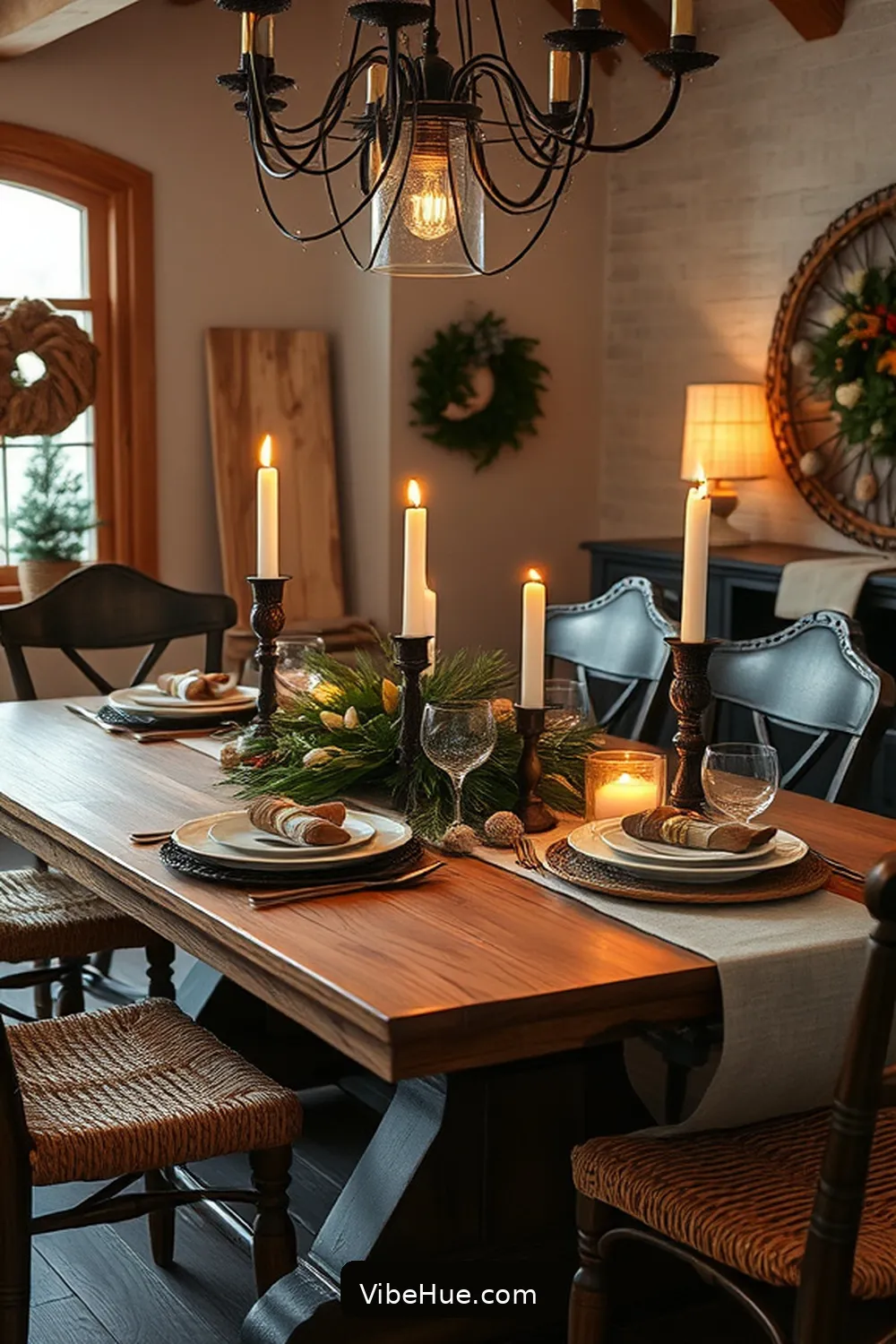 How to Create a Cozy Winter Dining Room With Rustic Style 2 Embrace Natural Materials for How to Create a Cozy Winter Dining Room With Rustic Style
