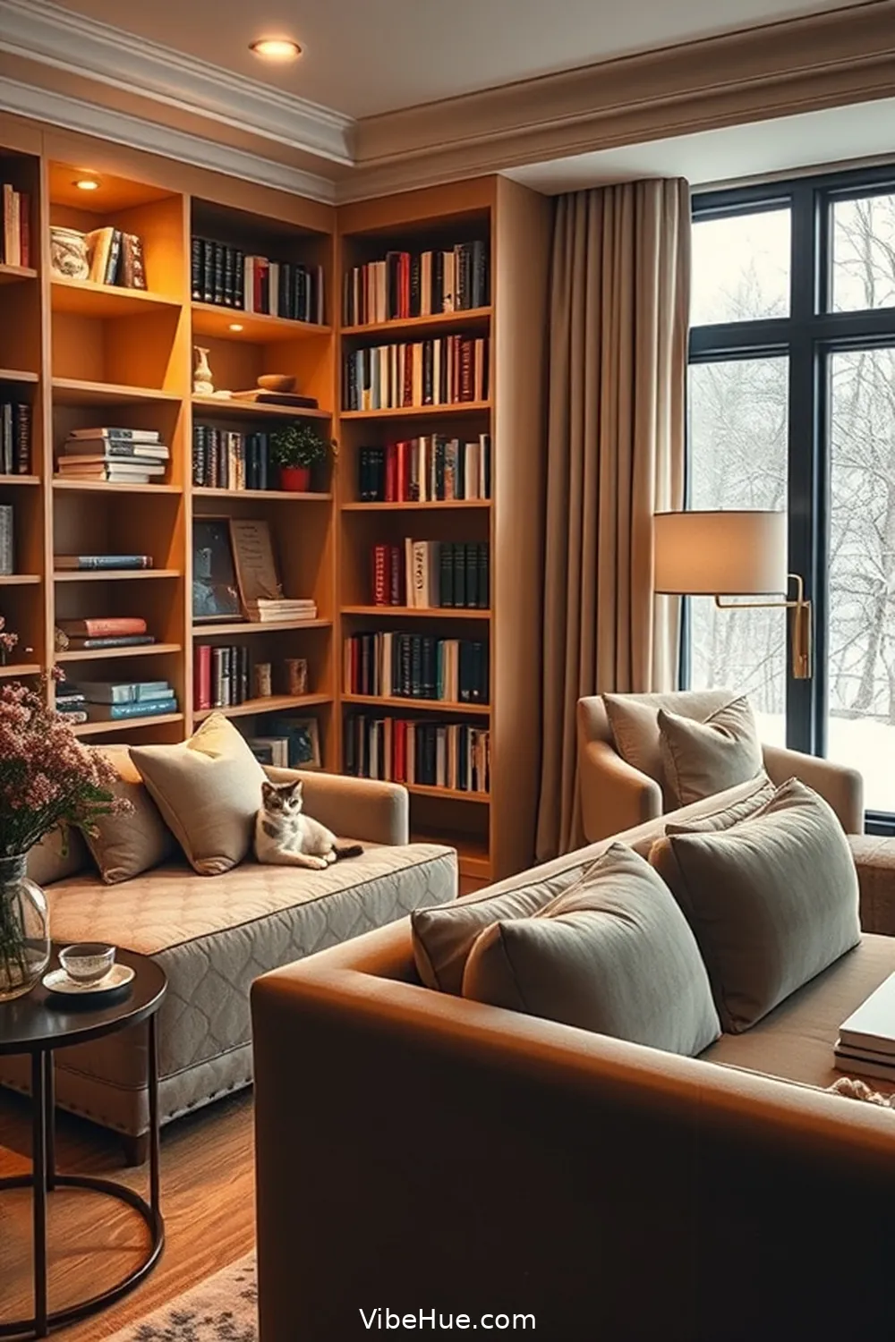 Selecting Contemporary Furniture for Comfort for How to Create a Cozy Winter Library With Contemporary Style