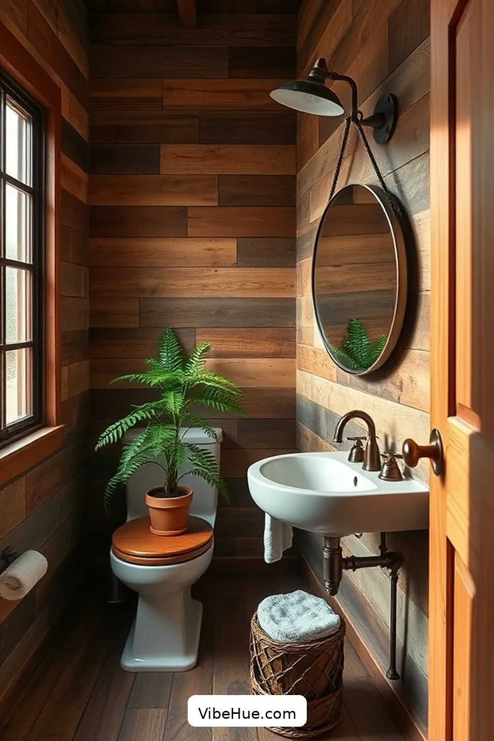 Integrate Rustic Accents for How to Create a Fall Industrial Bathroom Style