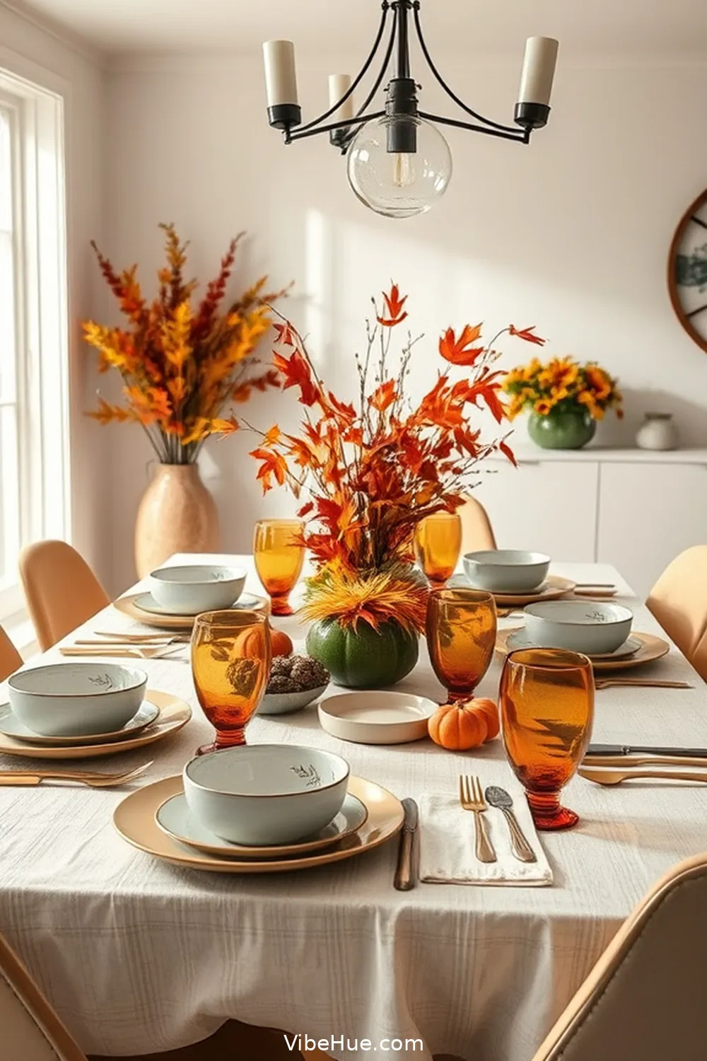 How to Create a Fall Kitchen in Mid-Century Modern Style 5 Curate Vintage-Inspired Tableware for How to Create a Fall Kitchen in Mid-Century Modern Style