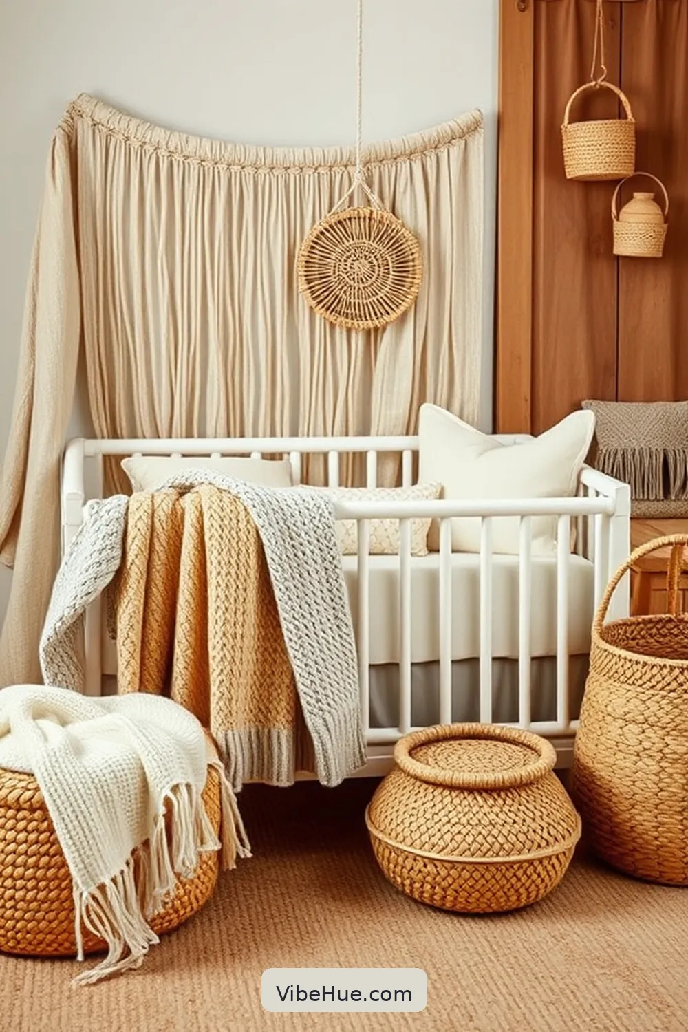 How to Create a Fall Nursery in Modern Farmhouse Style 3 Incorporating Natural Textiles for How to Create a Fall Nursery in Modern Farmhouse Style