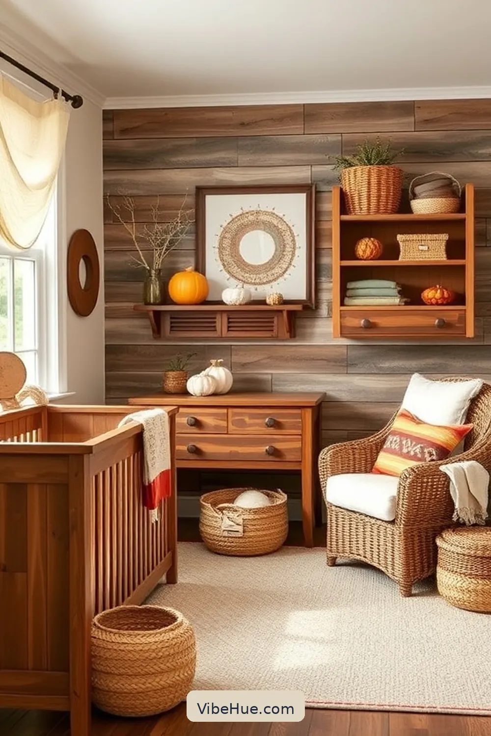 How to Create a Fall Nursery in Modern Farmhouse Style 4 Selecting Rustic Wood Furniture for How to Create a Fall Nursery in Modern Farmhouse Style