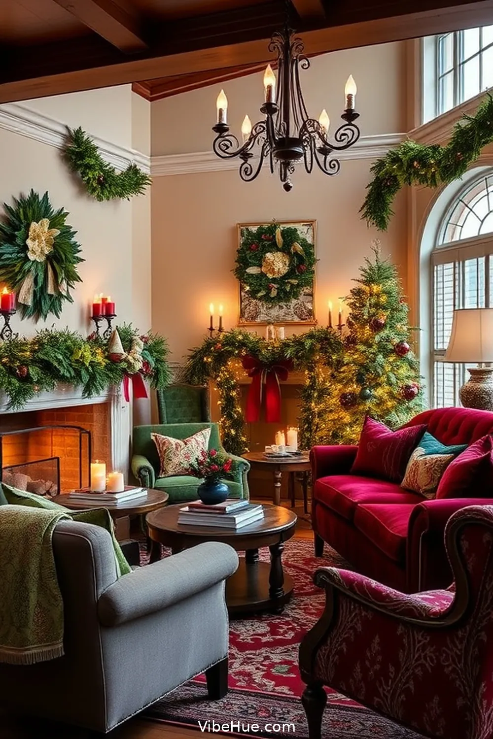 How to Create a Holiday Living Room in Traditional Style 2 Choose a Classic Color Palette for How to Create a Holiday Living Room in Traditional Style