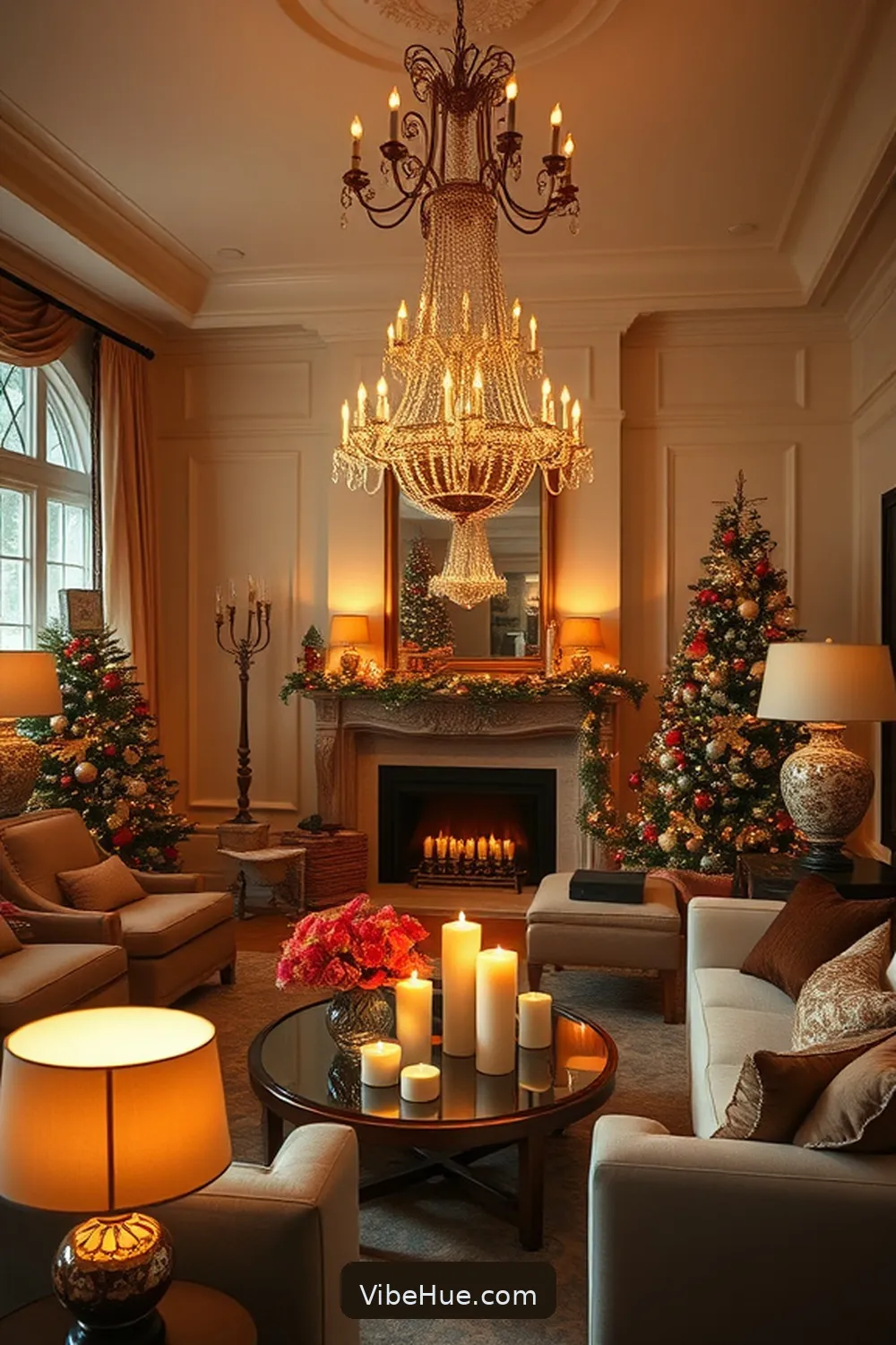 How to Create a Holiday Living Room in Traditional Style 6 Layer Lighting for Ambiance for How to Create a Holiday Living Room in Traditional Style