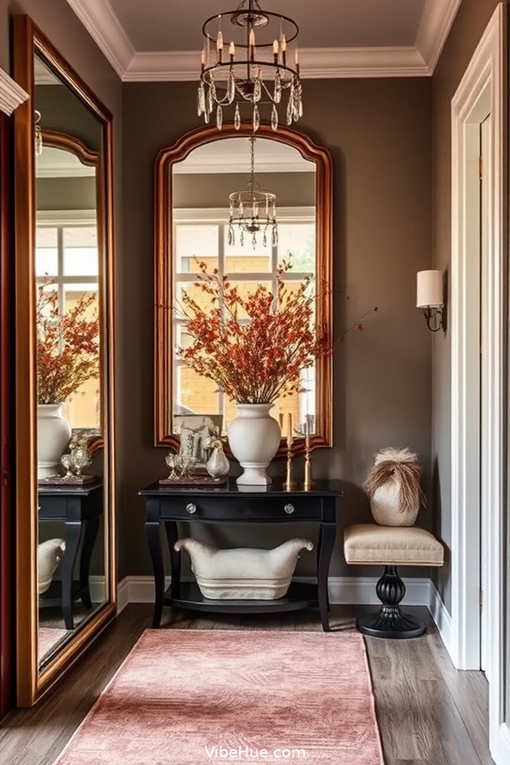 How to Create a Modern Glam Fall Entryway Style 10 Incorporating Mirrors for Brightness for How to Create a Modern Glam Fall Entryway Style