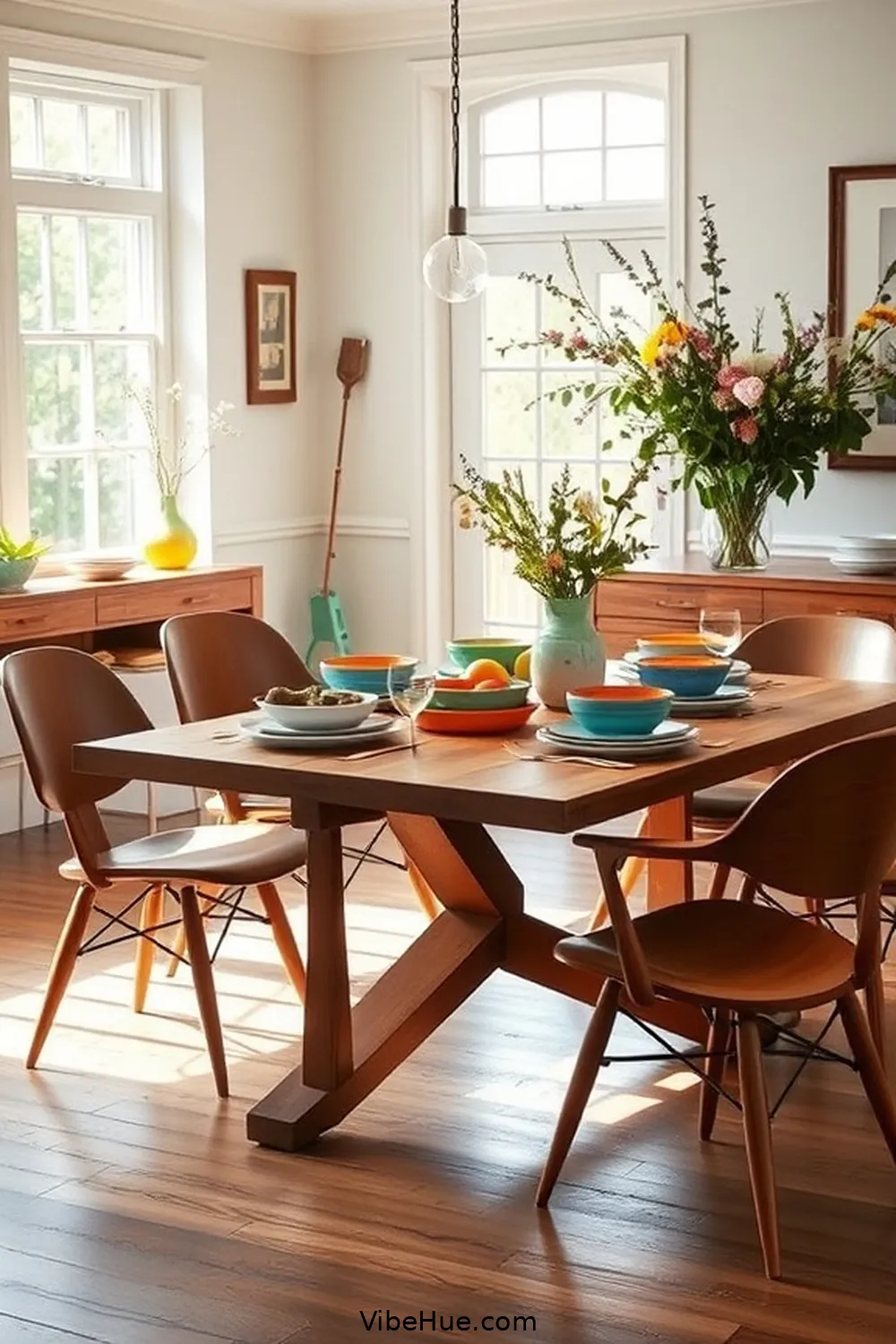 How to Create a Spring Dining Room in Mid-Century Modern Style 7 Incorporate Vintage Finds for How to Create a Spring Dining Room in Mid-Century Modern Style