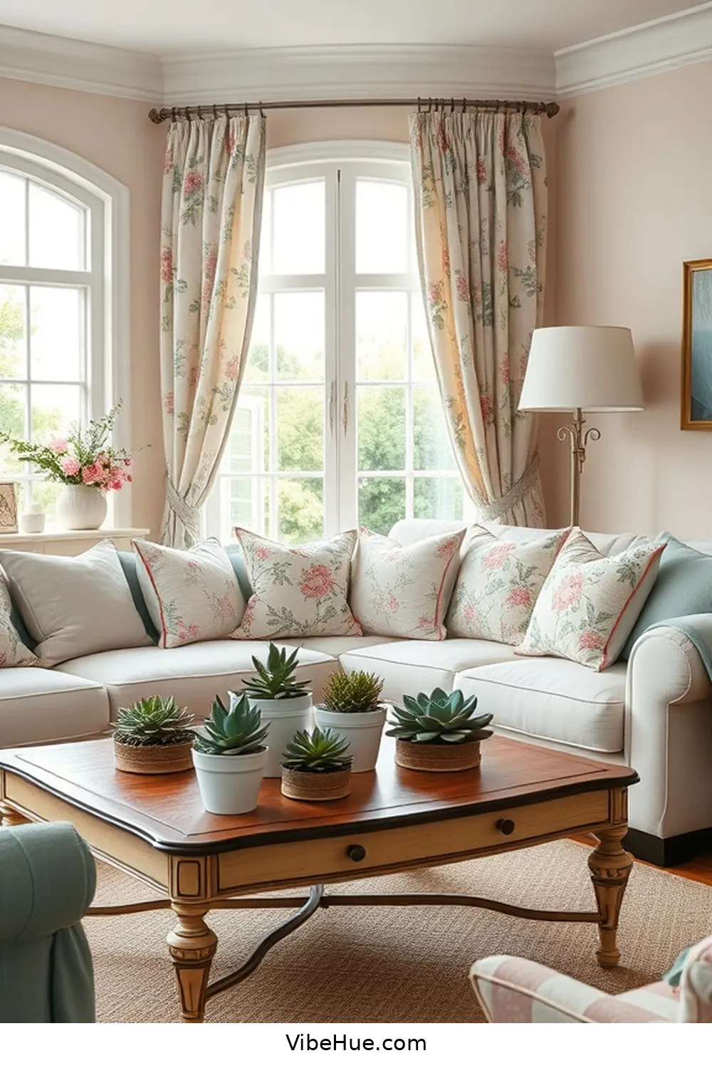 Choosing Functional Decor for How to Create a Spring-Inspired Traditional Living Room Style