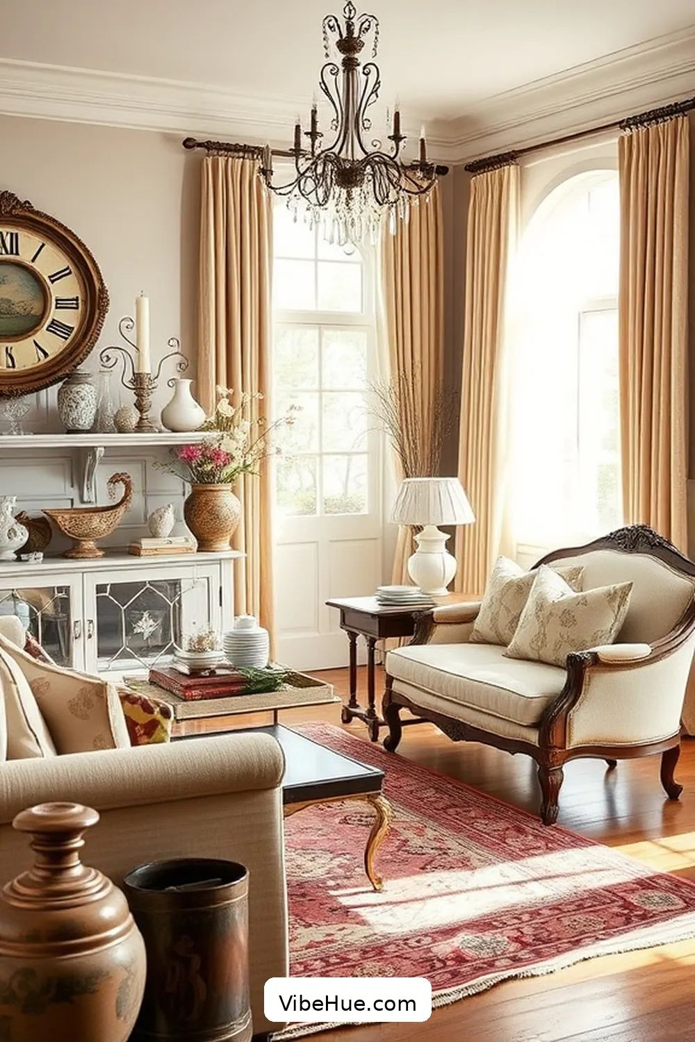 Utilizing Vintage Accessories for How to Create a Spring-Inspired Traditional Living Room Style