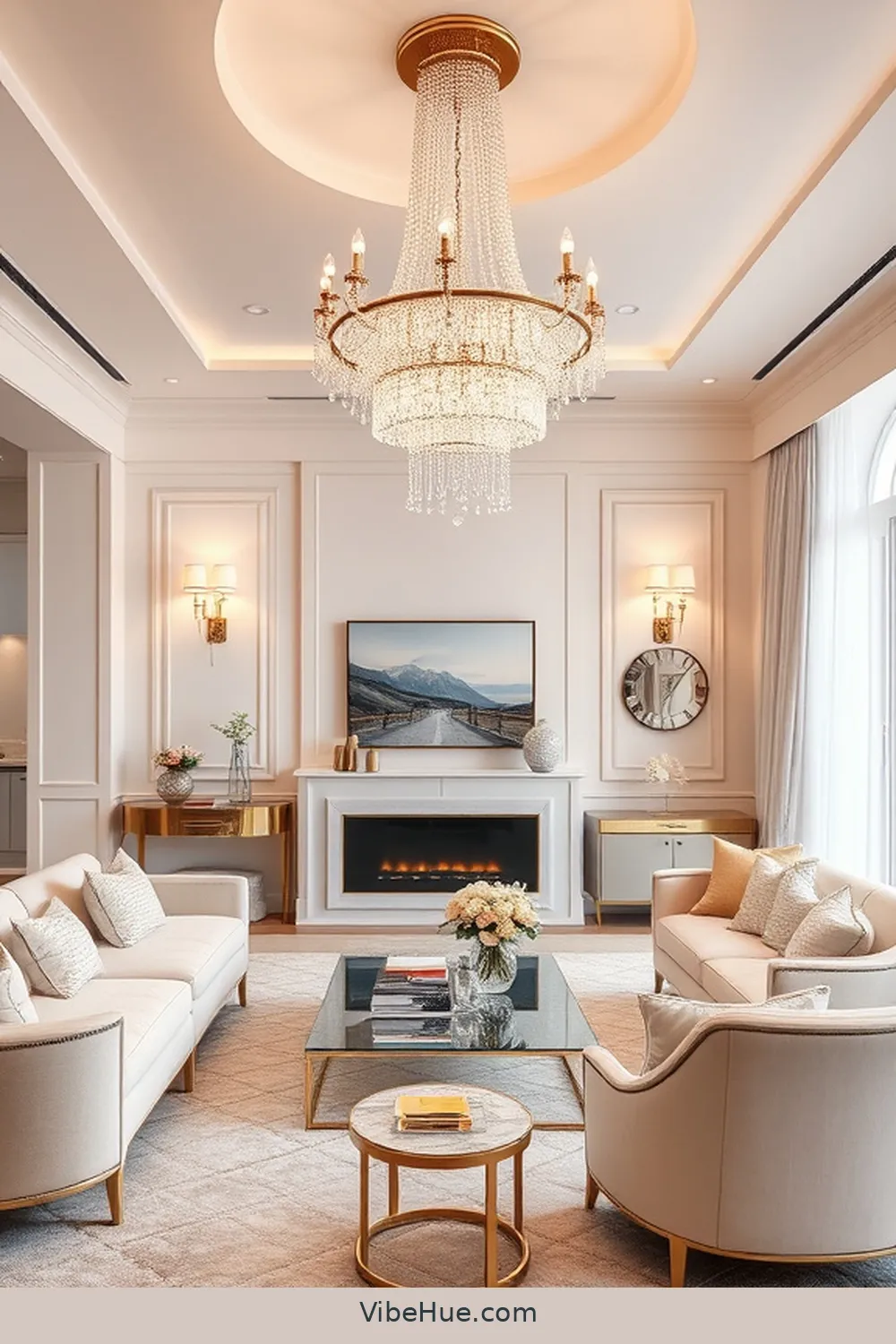 How to Create a Spring Living Room in Modern Glam Style 7 Choose Elegant Lighting Options for How to Create a Spring Living Room in Modern Glam Style
