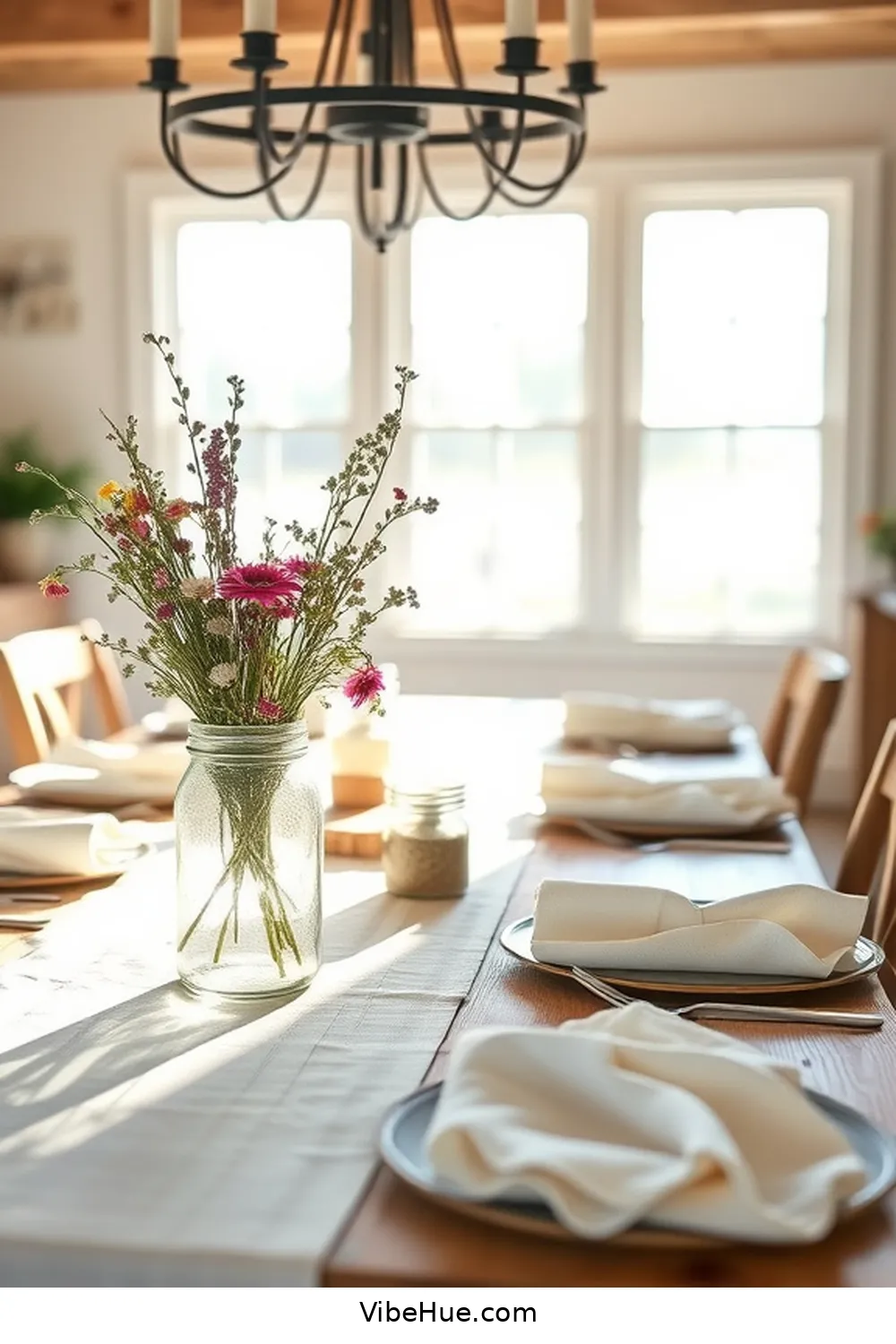 How to Create a Summer Dining Room in Modern Farmhouse Style 10 Create an Inviting Centerpiece for How to Create a Summer Dining Room in Modern Farmhouse Style