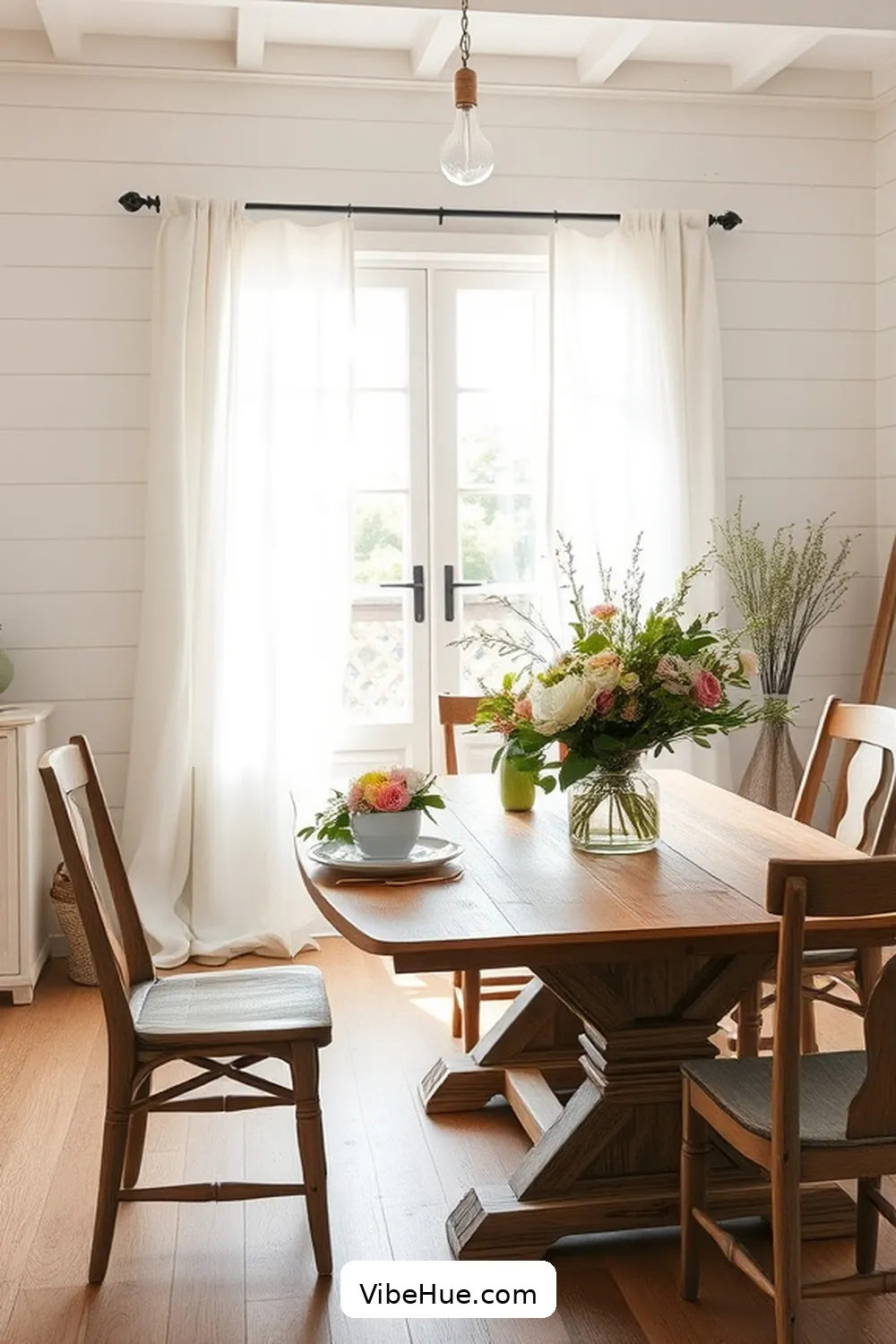 How to Create a Summer Dining Room in Modern Farmhouse Style 2 Embrace a Light Color Palette for How to Create a Summer Dining Room in Modern Farmhouse Style