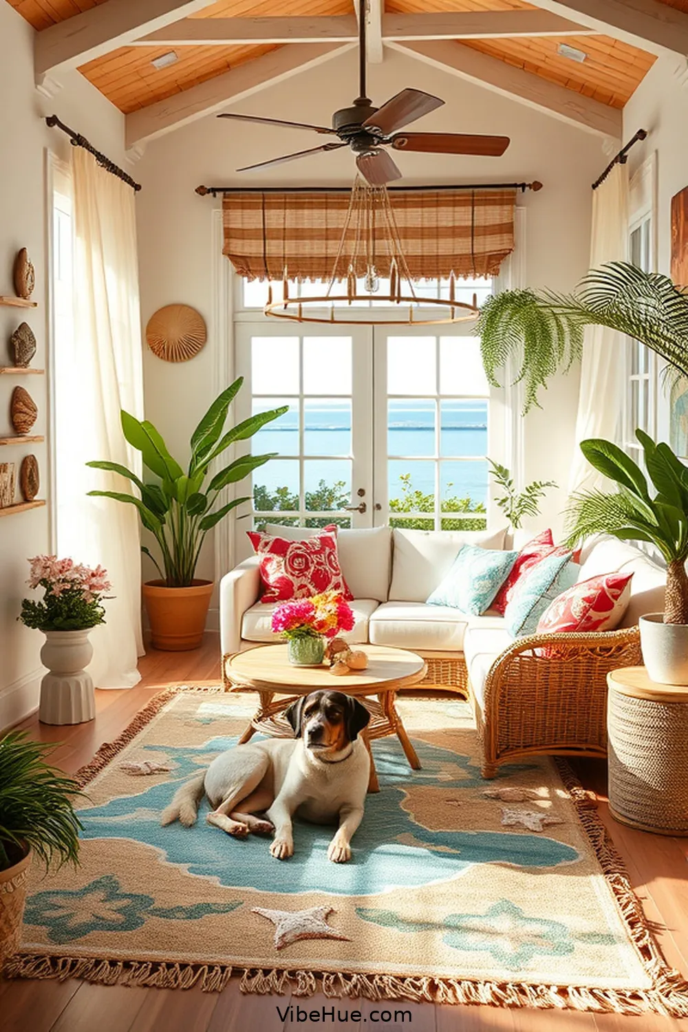 How to Create a Summer Living Room With Coastal Style 11 Add Seasonal Accents for How to Create a Summer Living Room With Coastal Style