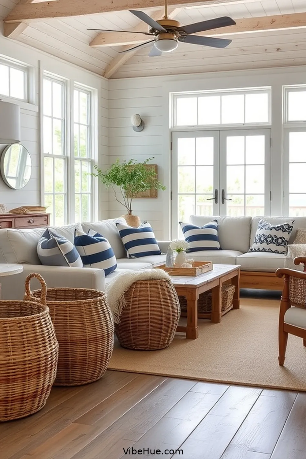 How to Create a Summer Living Room With Coastal Style 4 Incorporate Nautical Decor Elements for How to Create a Summer Living Room With Coastal Style