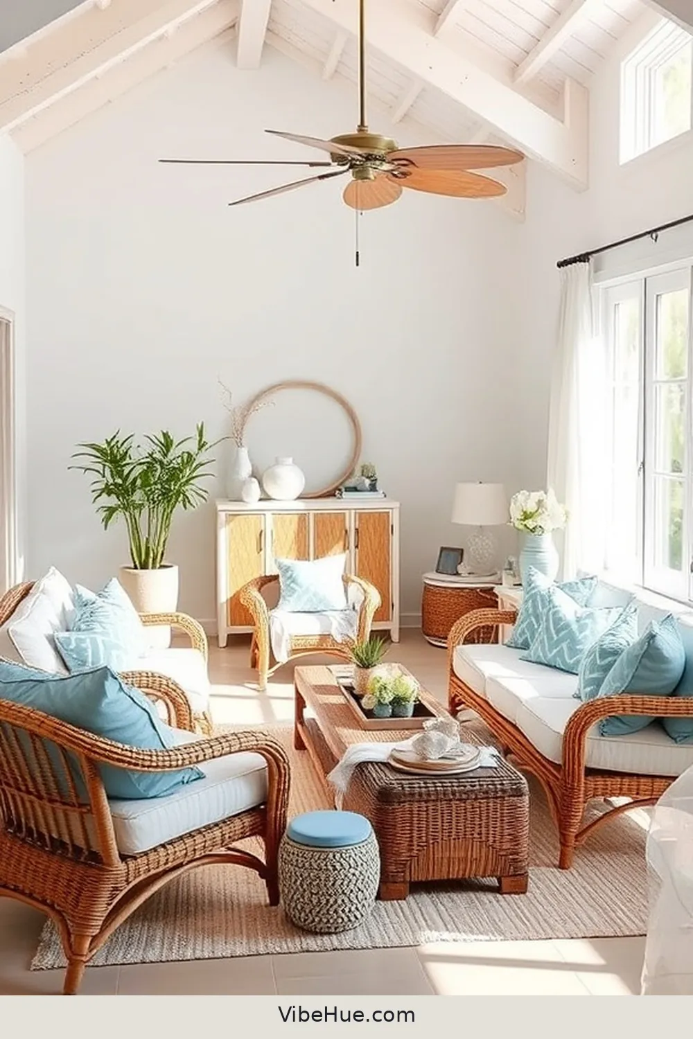 How to Create a Summer Living Room With Coastal Style 10 Select Coastal-Friendly Furniture for How to Create a Summer Living Room With Coastal Style