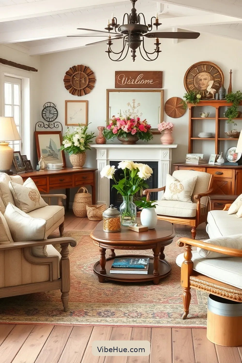How to Create a Summer Living Room in Modern Farmhouse Style 9 Add Personal Touches and Vintage Finds for How to Create a Summer Living Room in Modern Farmhouse Style