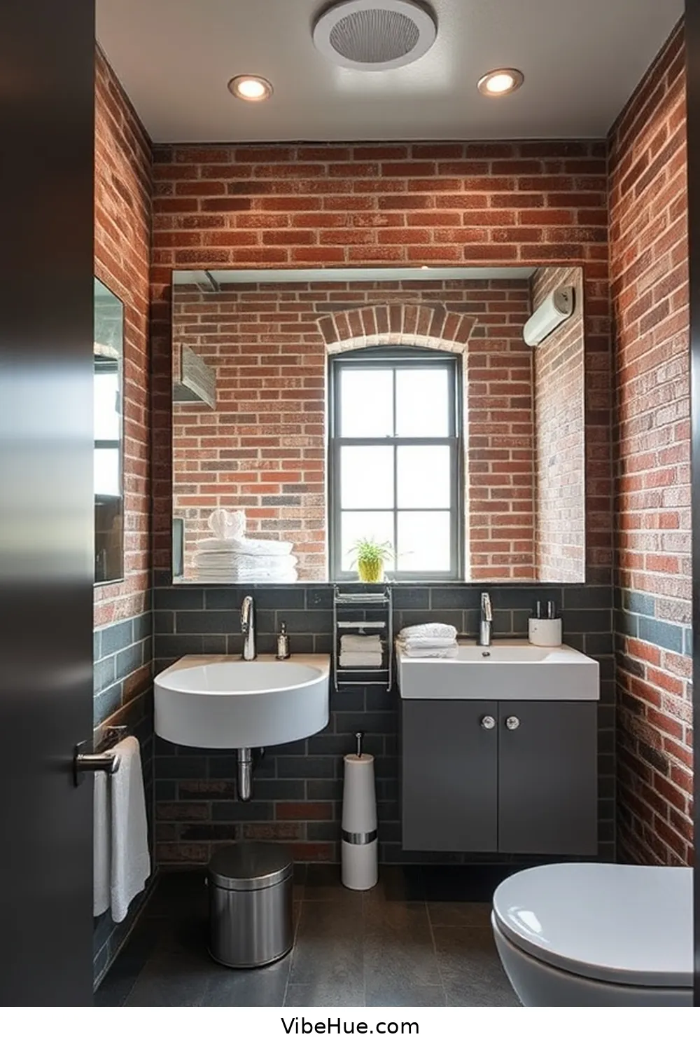How to Create a Year-Round Bathroom in Industrial Style 14 Maximizing Space Efficiency for How to Create a Year-Round Bathroom in Industrial Style