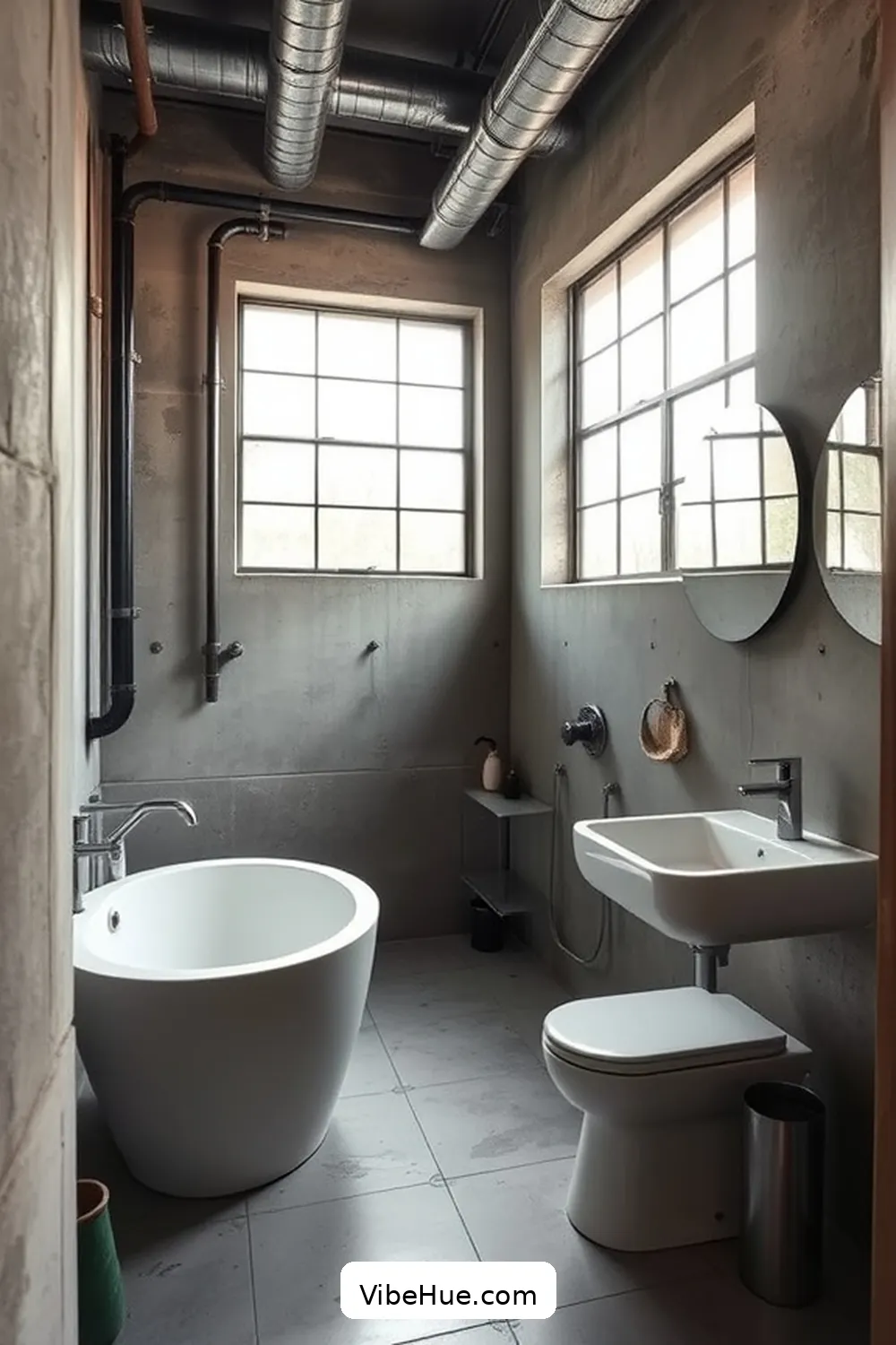 How to Create a Year-Round Bathroom in Industrial Style 2 Understanding Industrial Style for How to Create a Year-Round Bathroom in Industrial Style