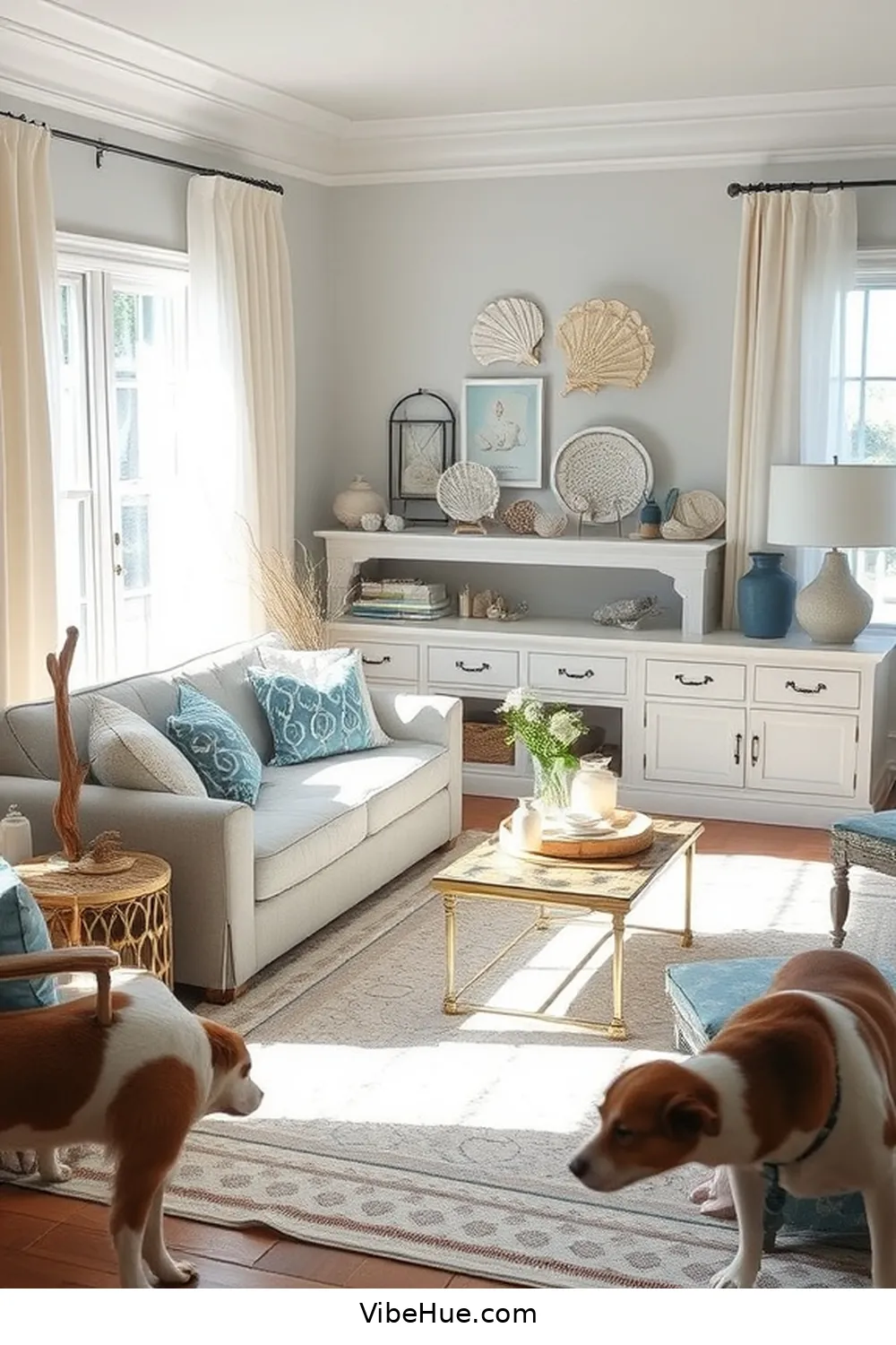 How to Create a Year-Round Coastal Style Living Room 5 Add Beachy Decor Accents for How to Create a Year-Round Coastal Style Living Room
