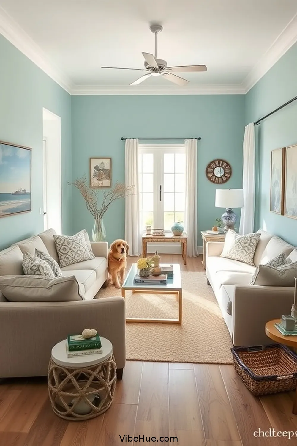 How to Create a Year-Round Coastal Style Living Room 2 Choose a Coastal Color Palette for How to Create a Year-Round Coastal Style Living Room
