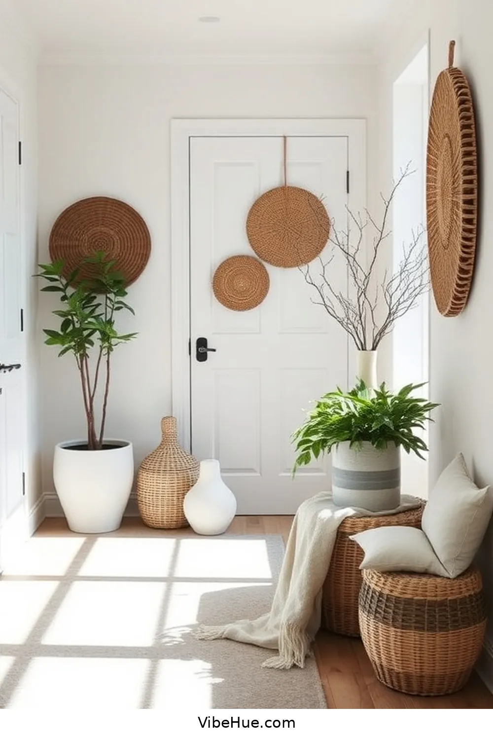 Curate Decorative Accessories for How to Create a Year-Round Scandinavian Style Entryway