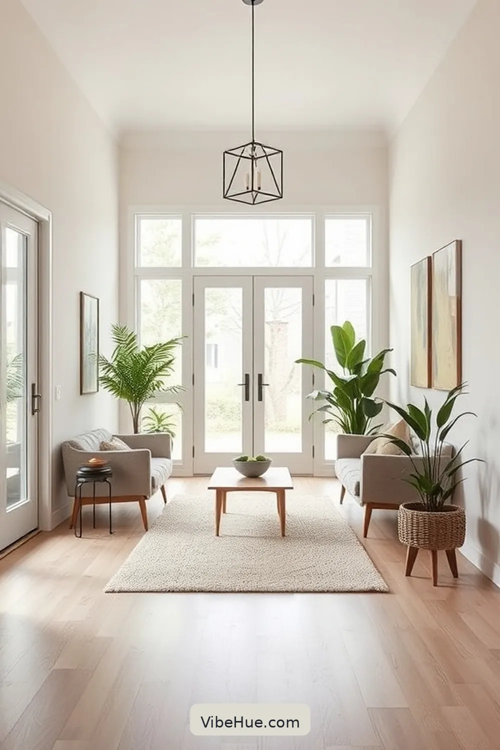 Embrace Minimalism in Design for How to Create a Year-Round Scandinavian Style Entryway