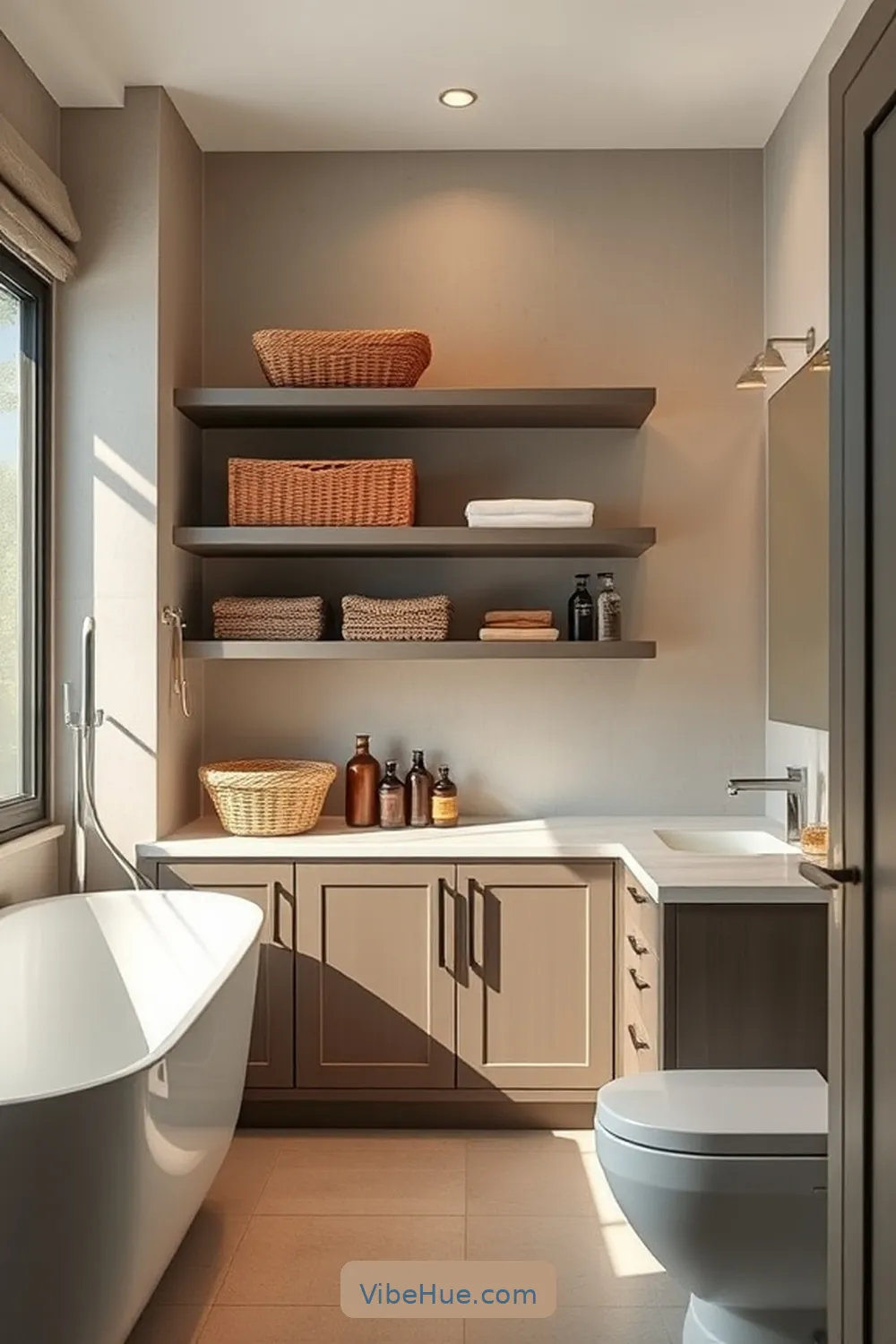 How to Design a Year-Round Contemporary Bathroom Style 10 Adding Versatile Storage Solutions for How to Design a Year-Round Contemporary Bathroom Style