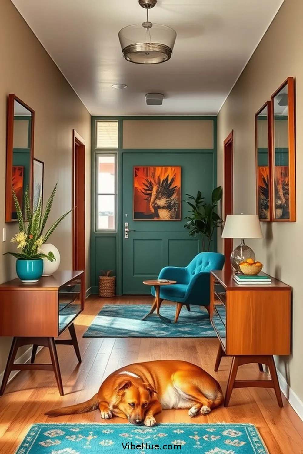 How to Design a Year-Round Mid-Century Modern Hallway Style 3 Choosing the Right Color Palette for How to Design a Year-Round Mid-Century Modern Hallway Style