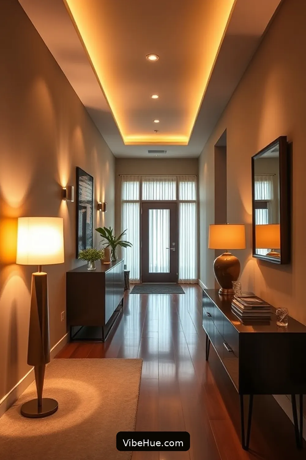 How to Design a Year-Round Mid-Century Modern Hallway Style 6 Utilizing Lighting to Enhance the Space for How to Design a Year-Round Mid-Century Modern Hallway Style