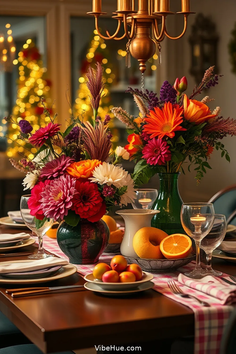 How to Infuse Bohemian Style Into Holiday Dining Room Decor 6 Add Whimsical Centerpieces for How to Infuse Bohemian Style Into Holiday Dining Room Decor
