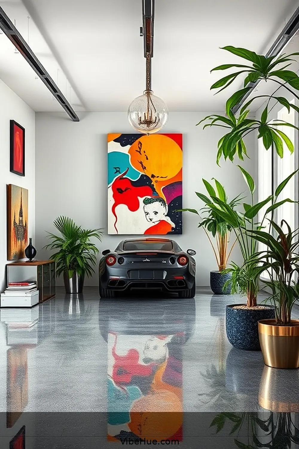 How to Infuse Modern Glam Style Into Your Summer Garage 6 Add Statement Artwork for How to Infuse Modern Glam Style Into Your Summer Garage