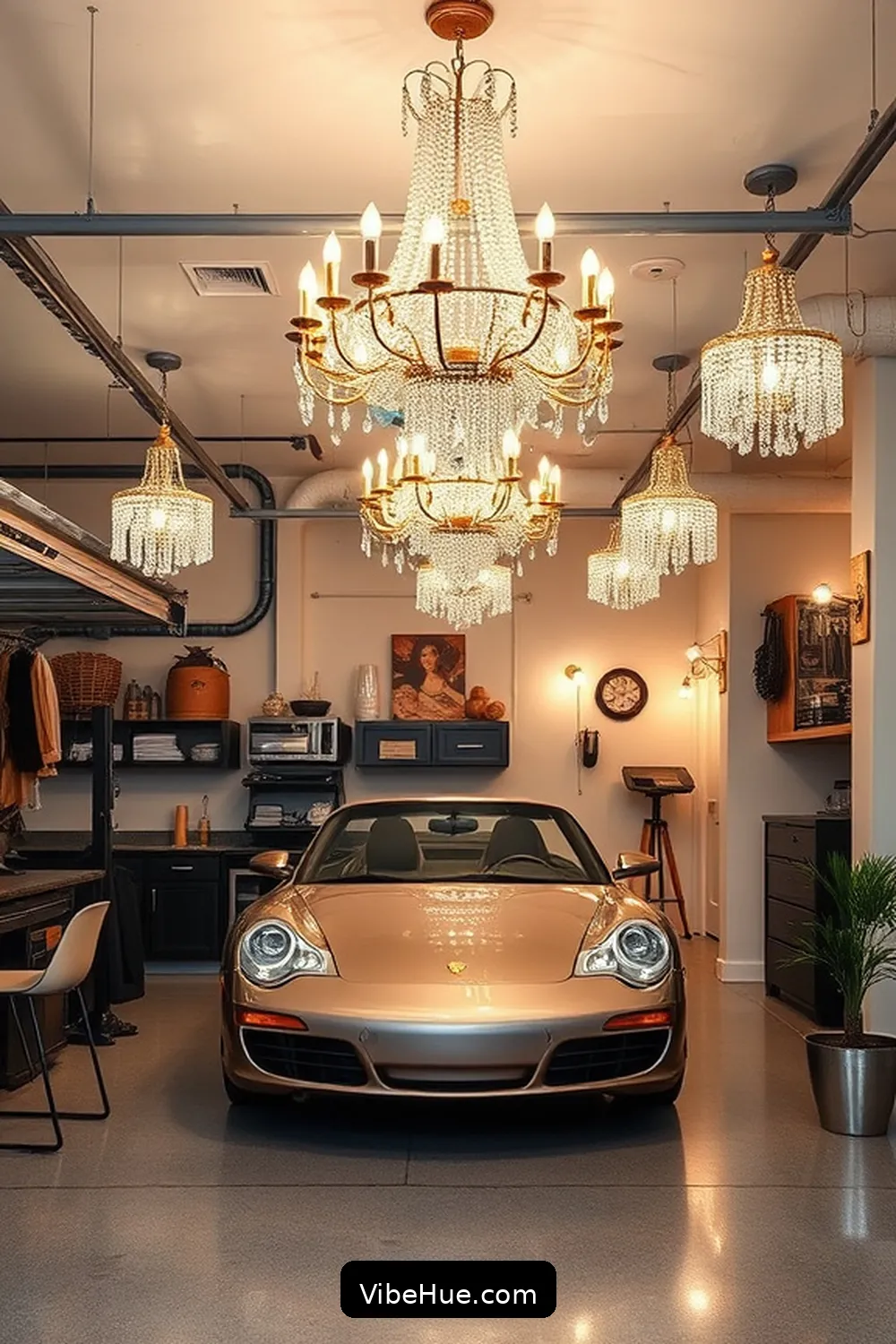 How to Infuse Modern Glam Style Into Your Summer Garage 5 Install Glamorous Lighting Fixtures for How to Infuse Modern Glam Style Into Your Summer Garage
