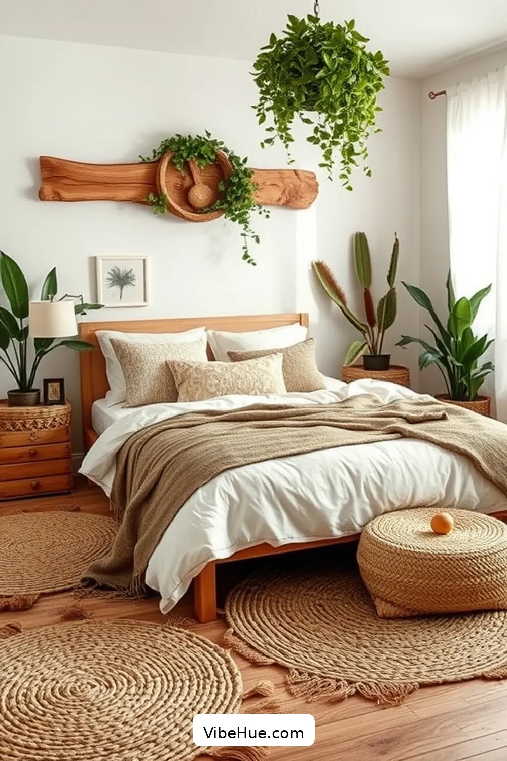 How to Infuse Spring Into Your Rustic Bedroom Style 4 Add Earthy Textures for How to Infuse Spring Into Your Rustic Bedroom Style