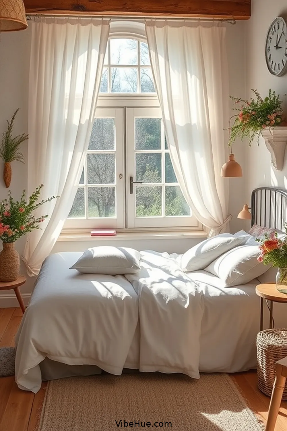 How to Infuse Spring Into Your Rustic Bedroom Style 2 Embrace Light Fabrics for How to Infuse Spring Into Your Rustic Bedroom Style