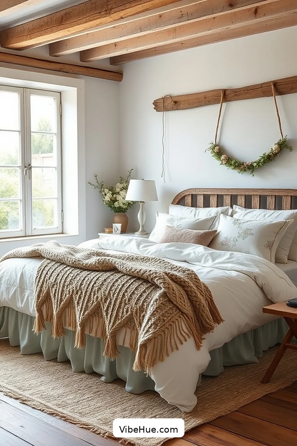 How to Infuse Spring Into Your Rustic Bedroom Style 8 Use Layered Bedding for How to Infuse Spring Into Your Rustic Bedroom Style