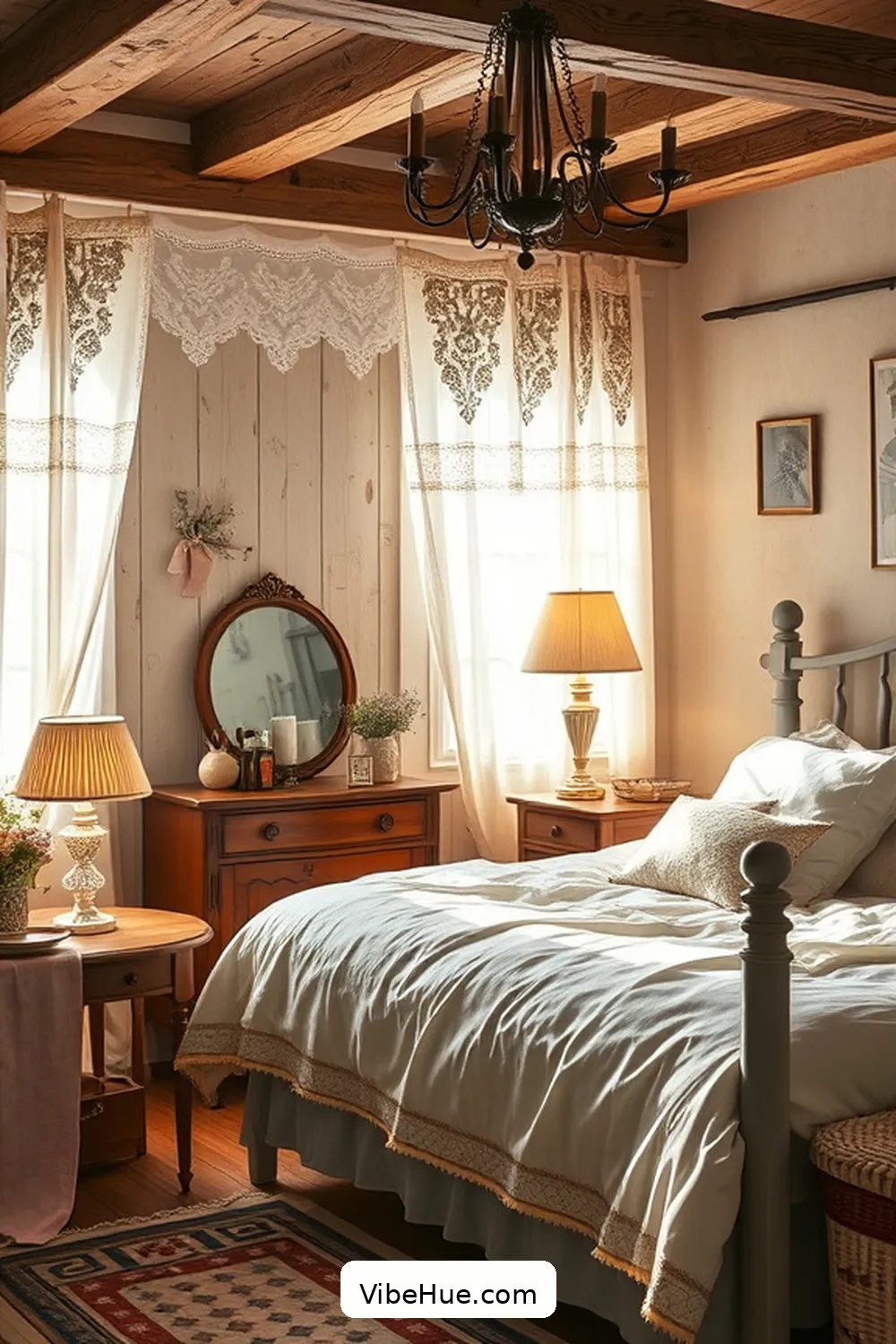 How to Infuse Spring Into Your Rustic Bedroom Style 12 Use Soft Lighting Options for How to Infuse Spring Into Your Rustic Bedroom Style
