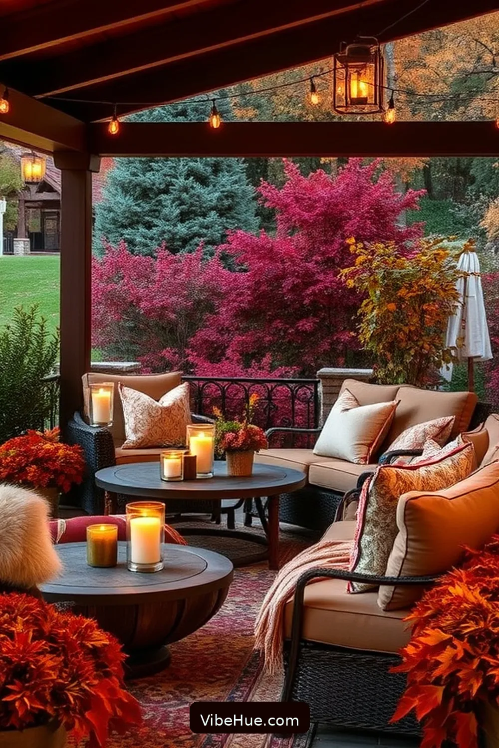 How to Style Your Fall Outdoor Patio With Modern Glam? 3 Layer Textiles for a Cozy Vibe for How to Style Your Fall Outdoor Patio With Modern Glam?