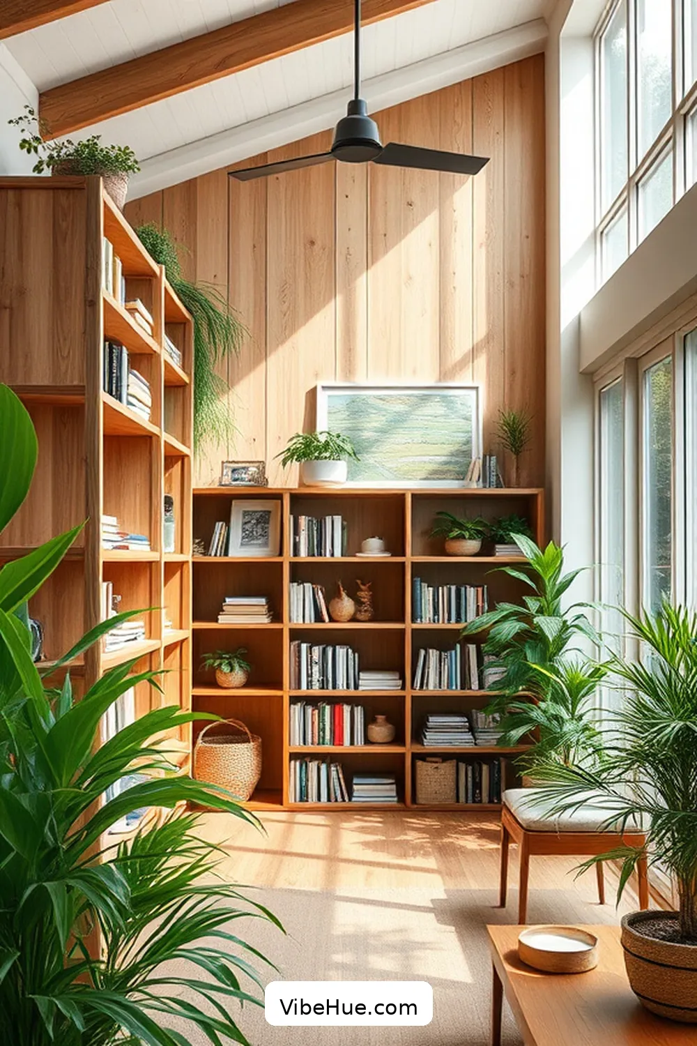 Key Features of a Year-Round Library in Modern Farmhouse Style 5 Use of Sustainable Materials for Key Features of a Year-Round Library in Modern Farmhouse Style