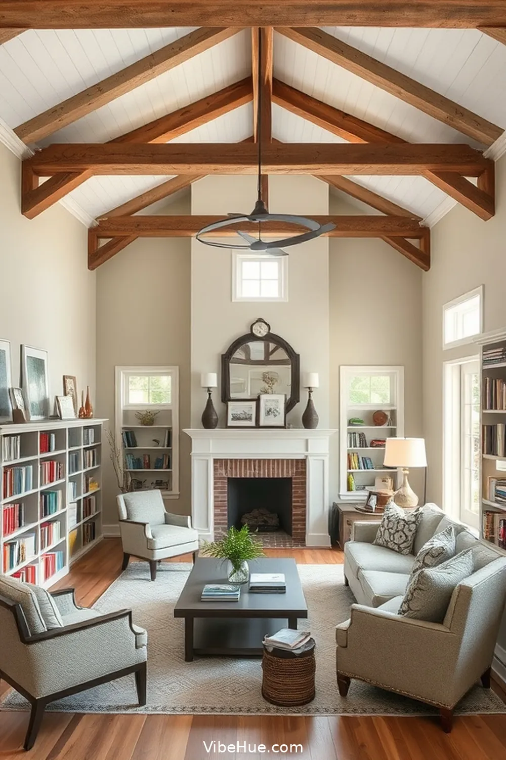 Key Features of a Year-Round Library in Modern Farmhouse Style 7 Versatile Multi-Function Spaces for Key Features of a Year-Round Library in Modern Farmhouse Style