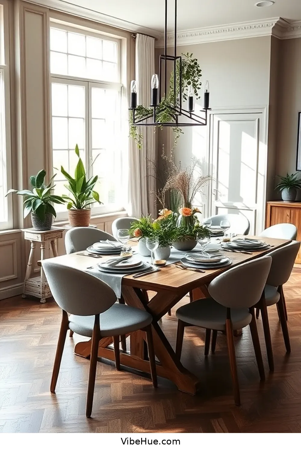 Refresh Your Spring Dining Room in Contemporary Style 3 Incorporate Natural Elements for Refresh Your Spring Dining Room in Contemporary Style